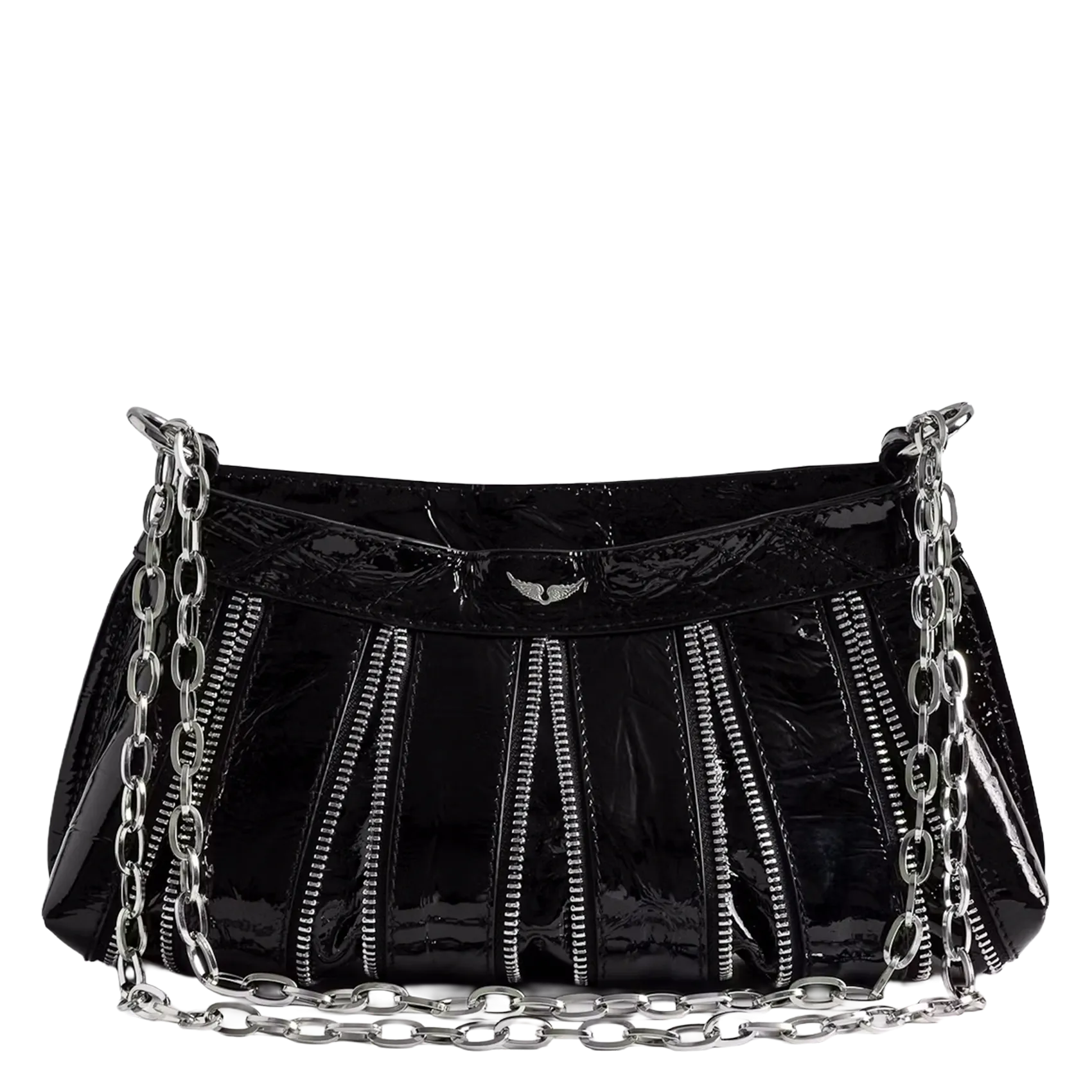 Brieftasche aus Leder Schwarz SUNNY MOOD