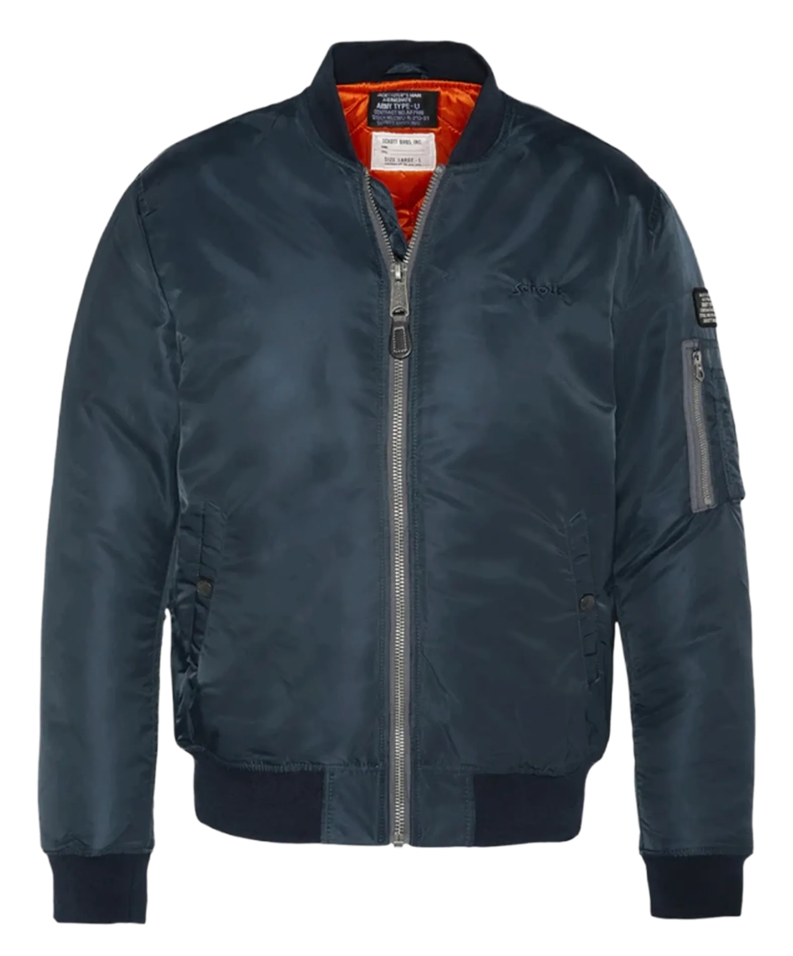 Blouson mit Stehkragen Blau
