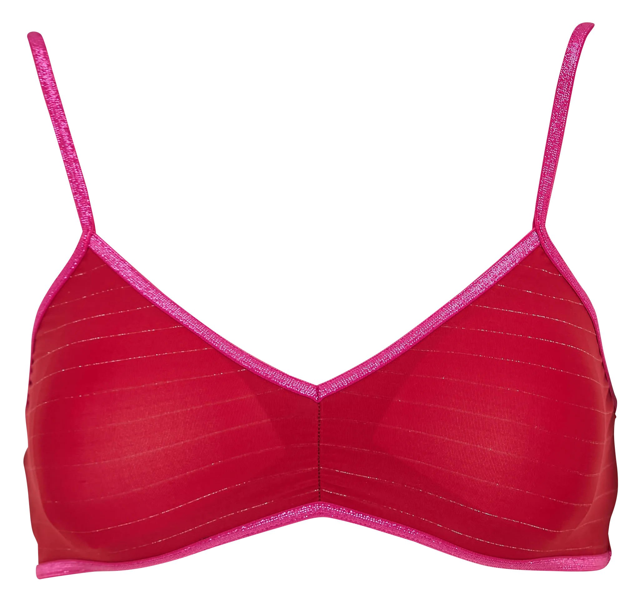 BH mit feinen Streifen Rot GEORGIA