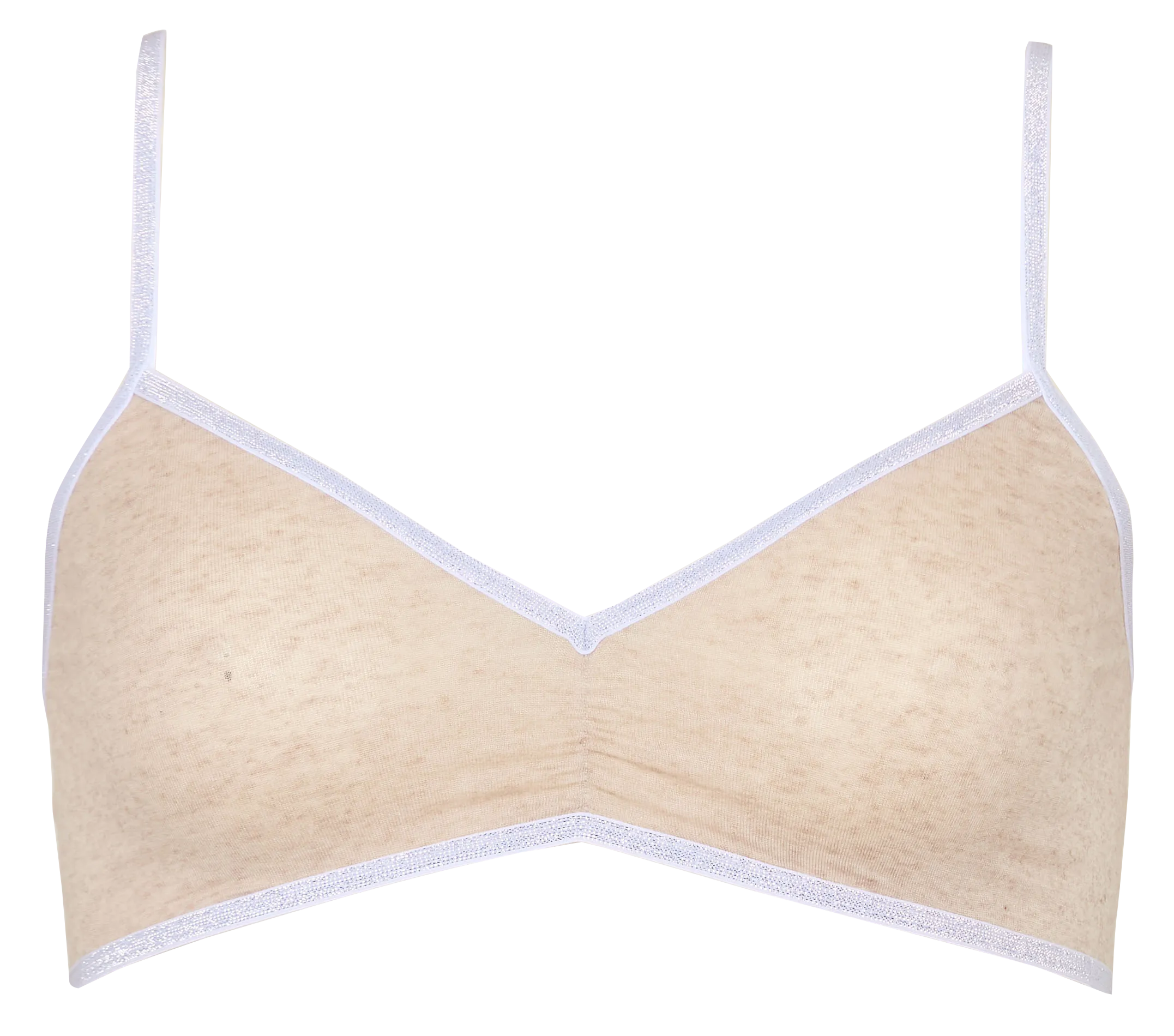 Bustier mit Metallic-Garn Beige GEORGIA