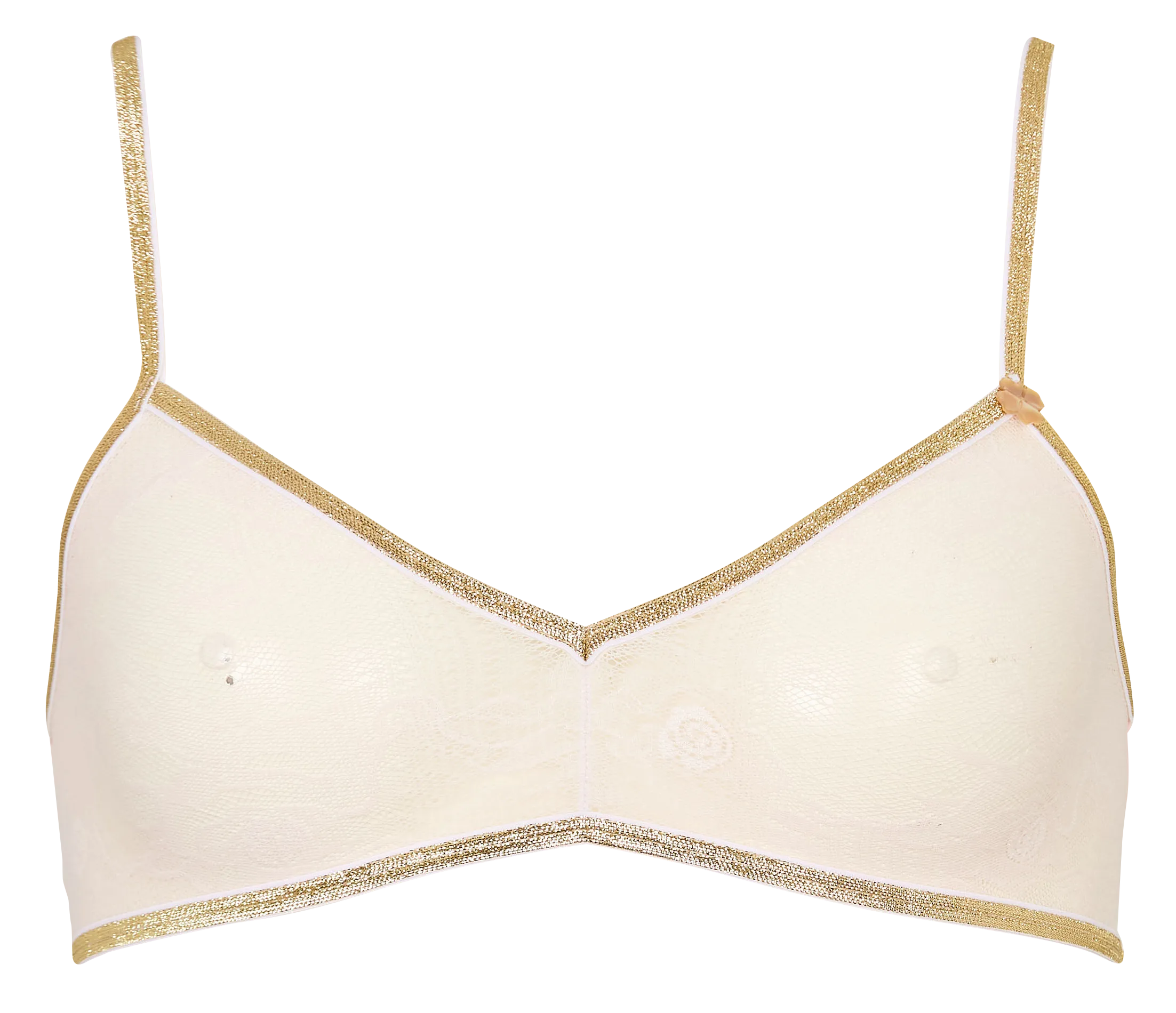 Einfarbiges Spitzen-BH Weiss GEORGIA