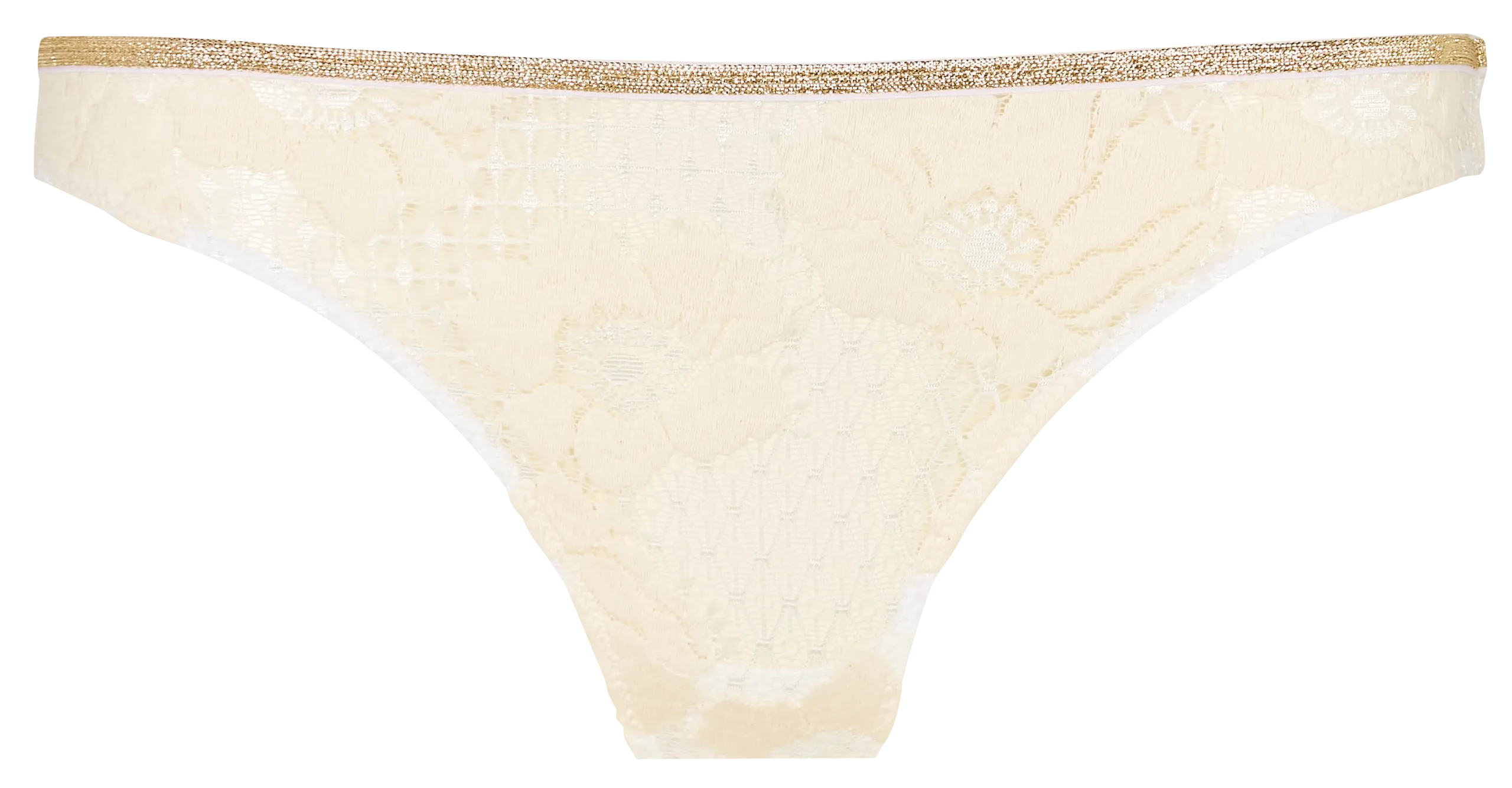 Bedeckte Spitzen-Culotte Beige GEORGIA