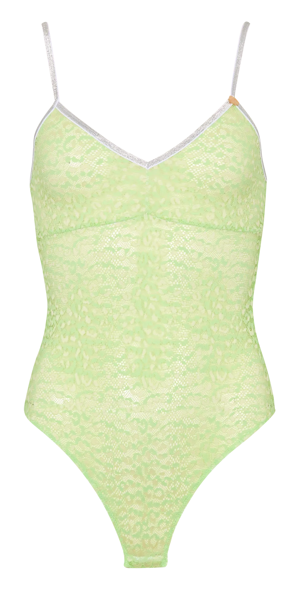 Figurbetonter Spitzenbody Grun BILL