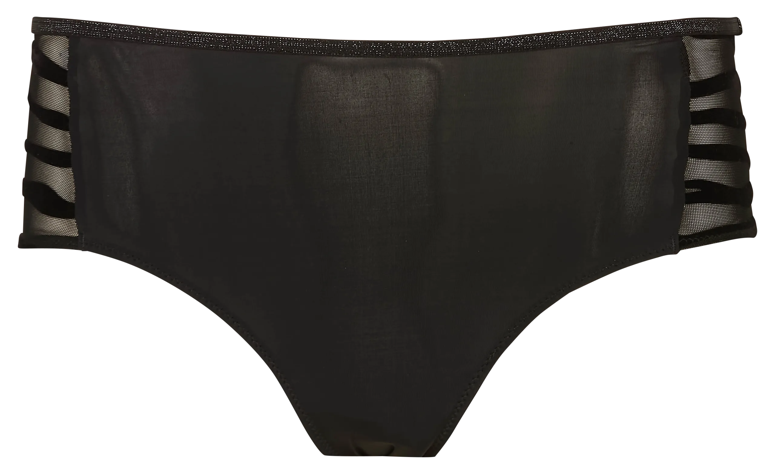 Zebra-Muster Shorty Schwarz GEORGIA