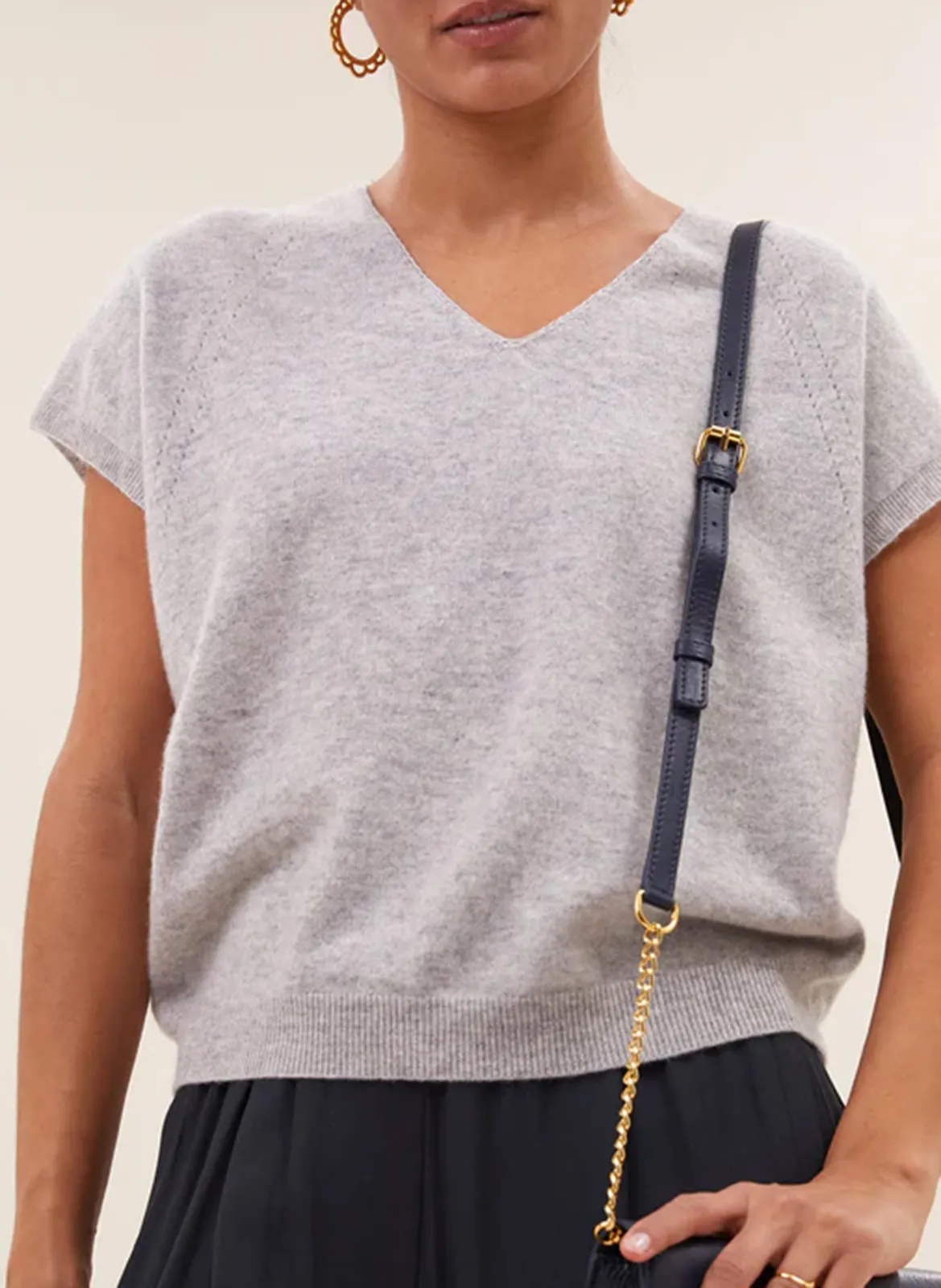 Abidjan - Wollpullover mit Rundhalsausschnitt Grau SONNY