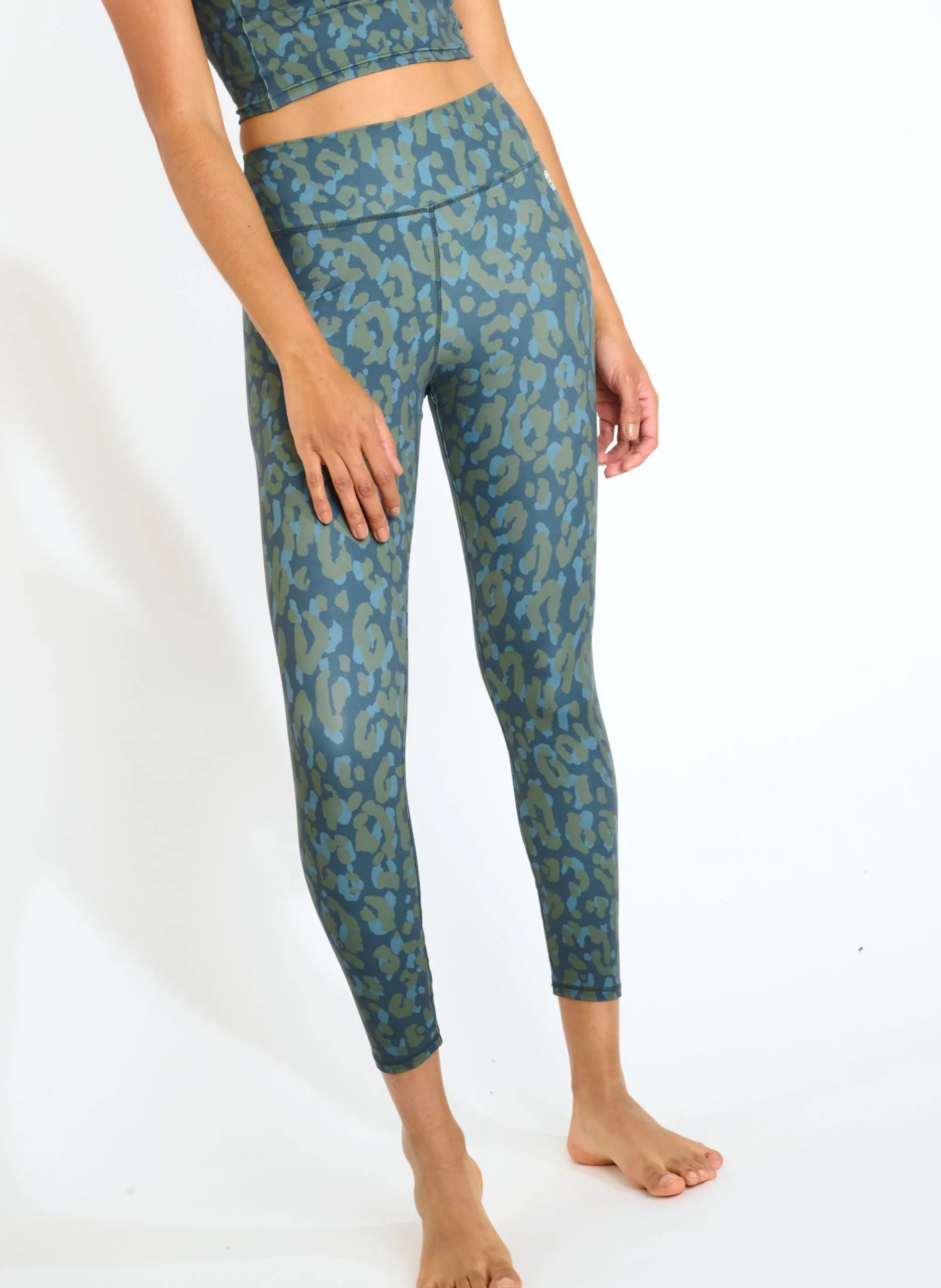 Bedruckte Leggings Blau AETO WELLCORE