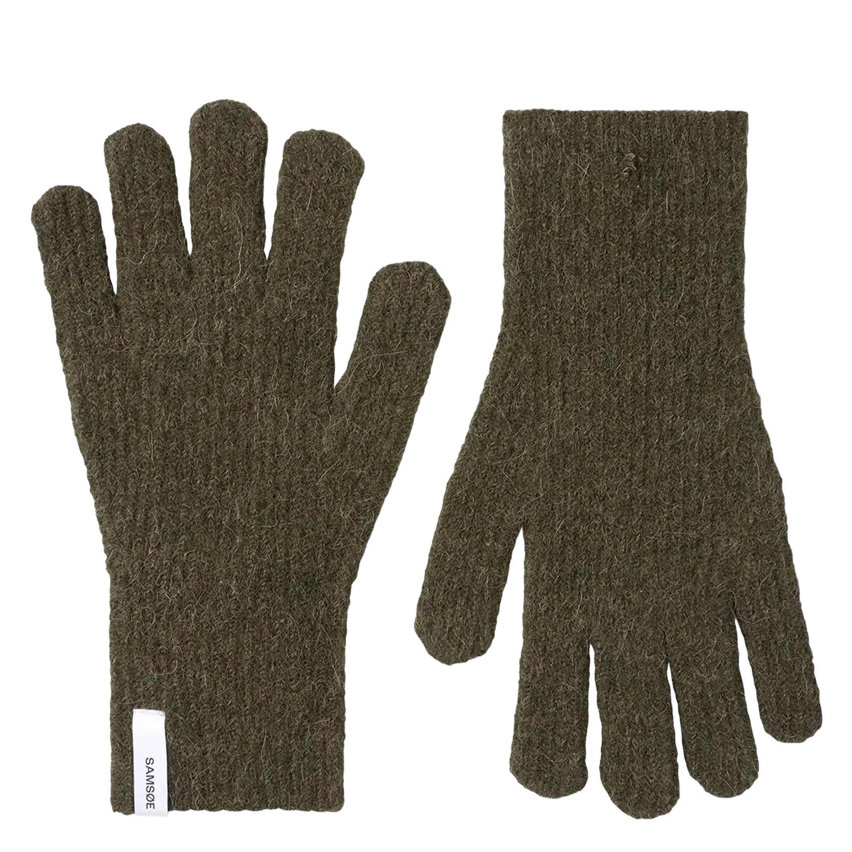 Handschuhe aus Wollmix Grun NOR