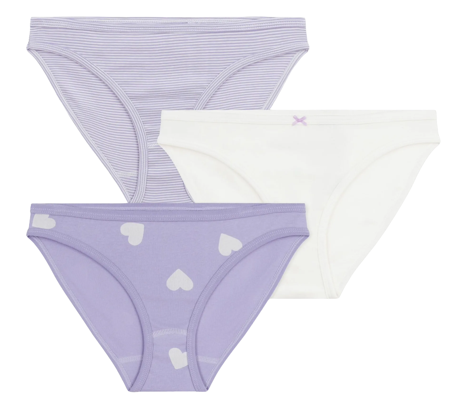 Set aus Baumwollunterhosen Mehrfarbig