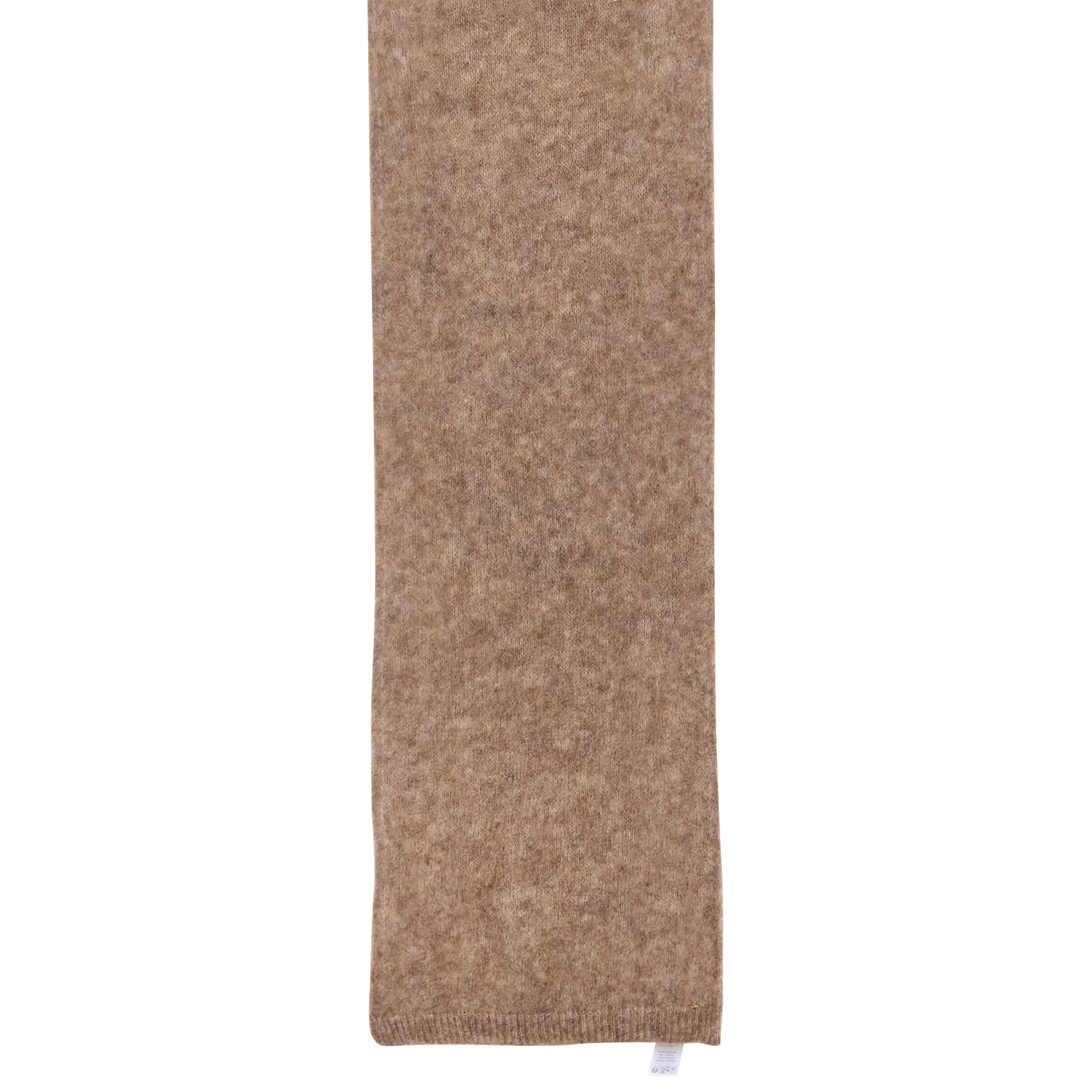 Unifarbener Schal aus Wollmischung Beige ALOUETTE