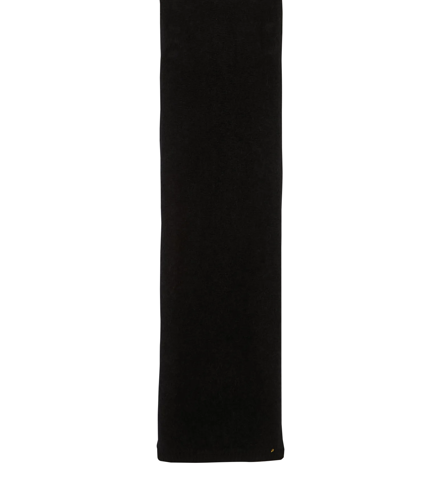 Unifarbener Schal aus Wollmischung Schwarz ALOUETTE