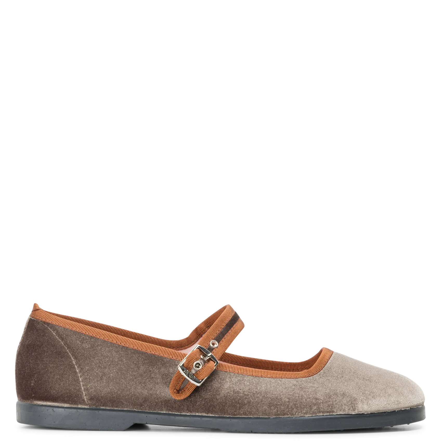 Ballerinas aus Samt Khaki GONG-FU BAILARINA