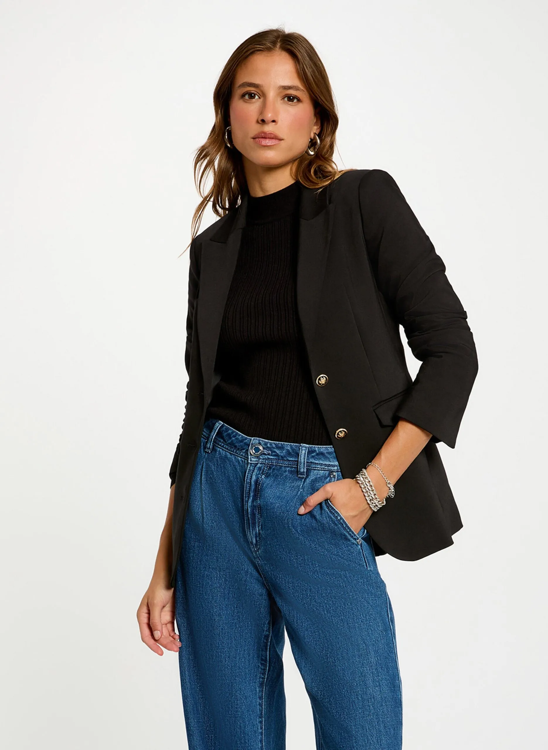 Blazer Schwarz 252-VADOR.F