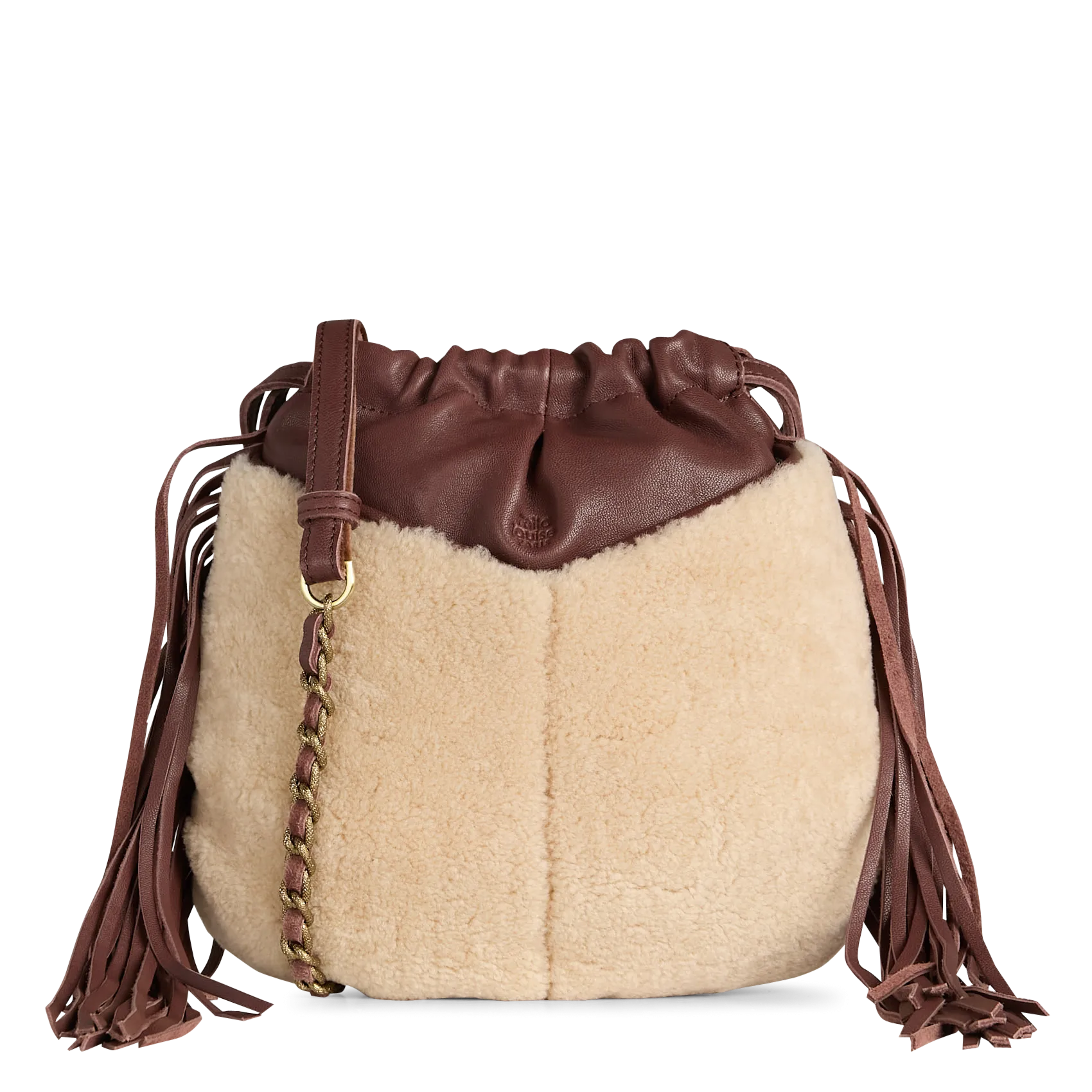 Brieftasche aus Leder Braun NORA