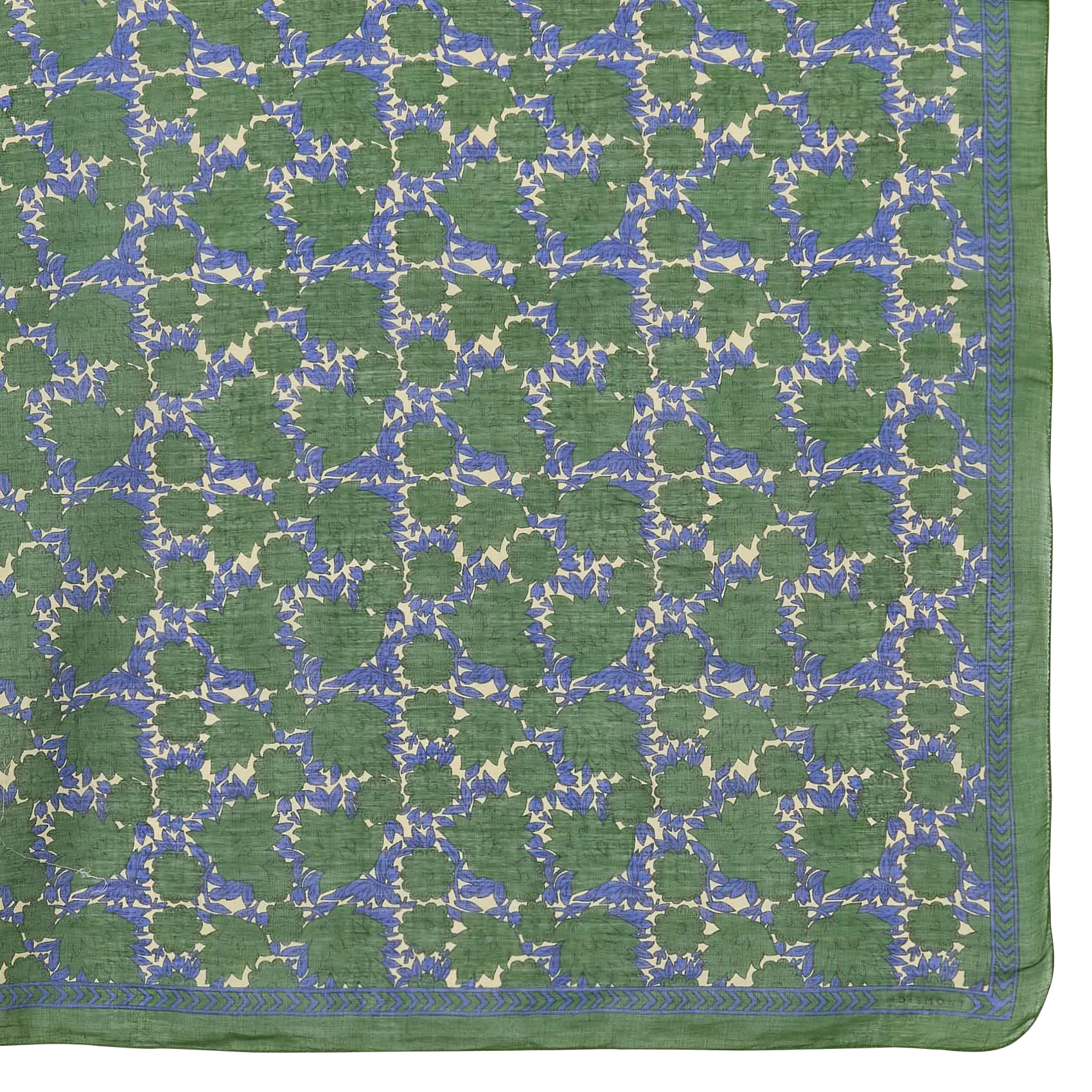 Baumwoll-Foulard Grun N°680