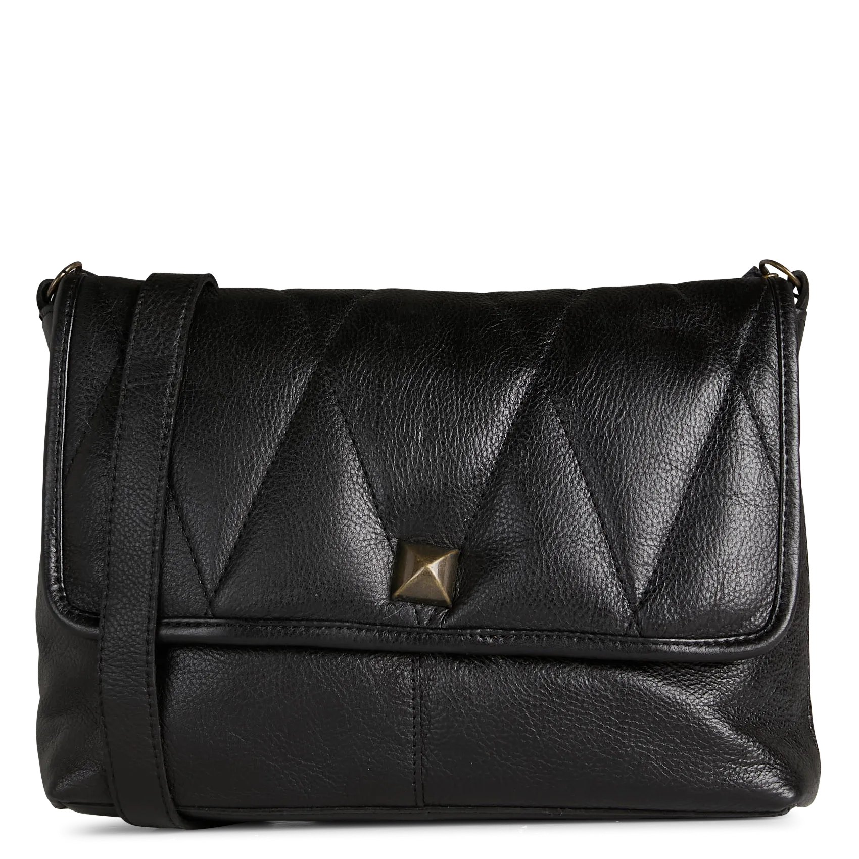 Brieftasche aus Leder Schwarz JAMI