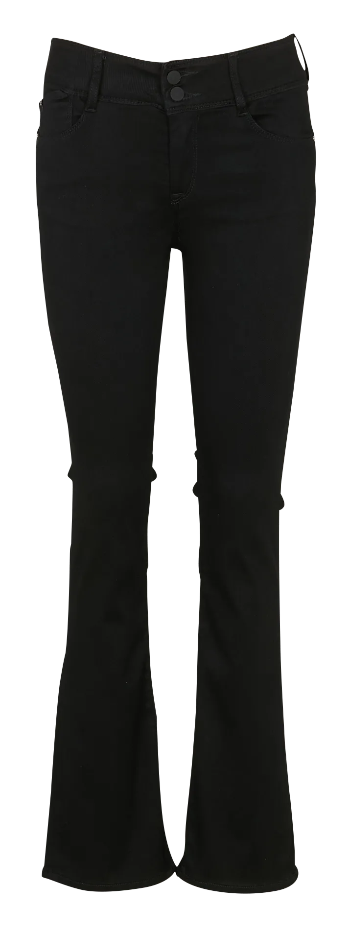 Gerade Stretch-Jeans mit Push-Up-Effekt Schwarz ULTRABOO