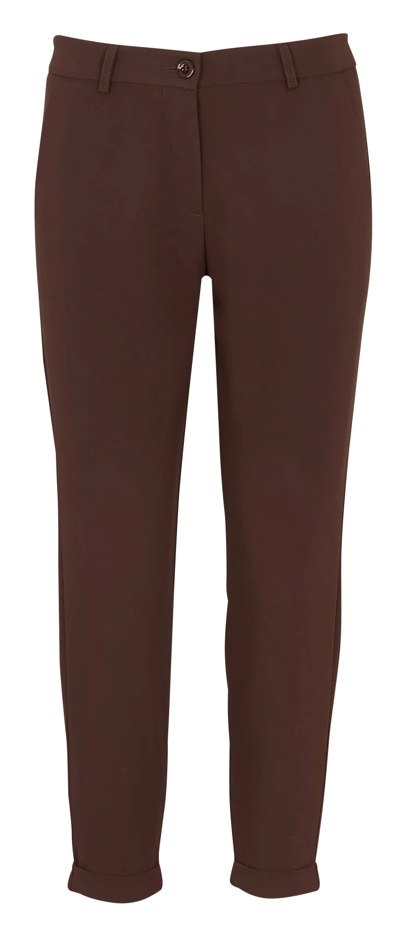 Bundfaltenhose Braun