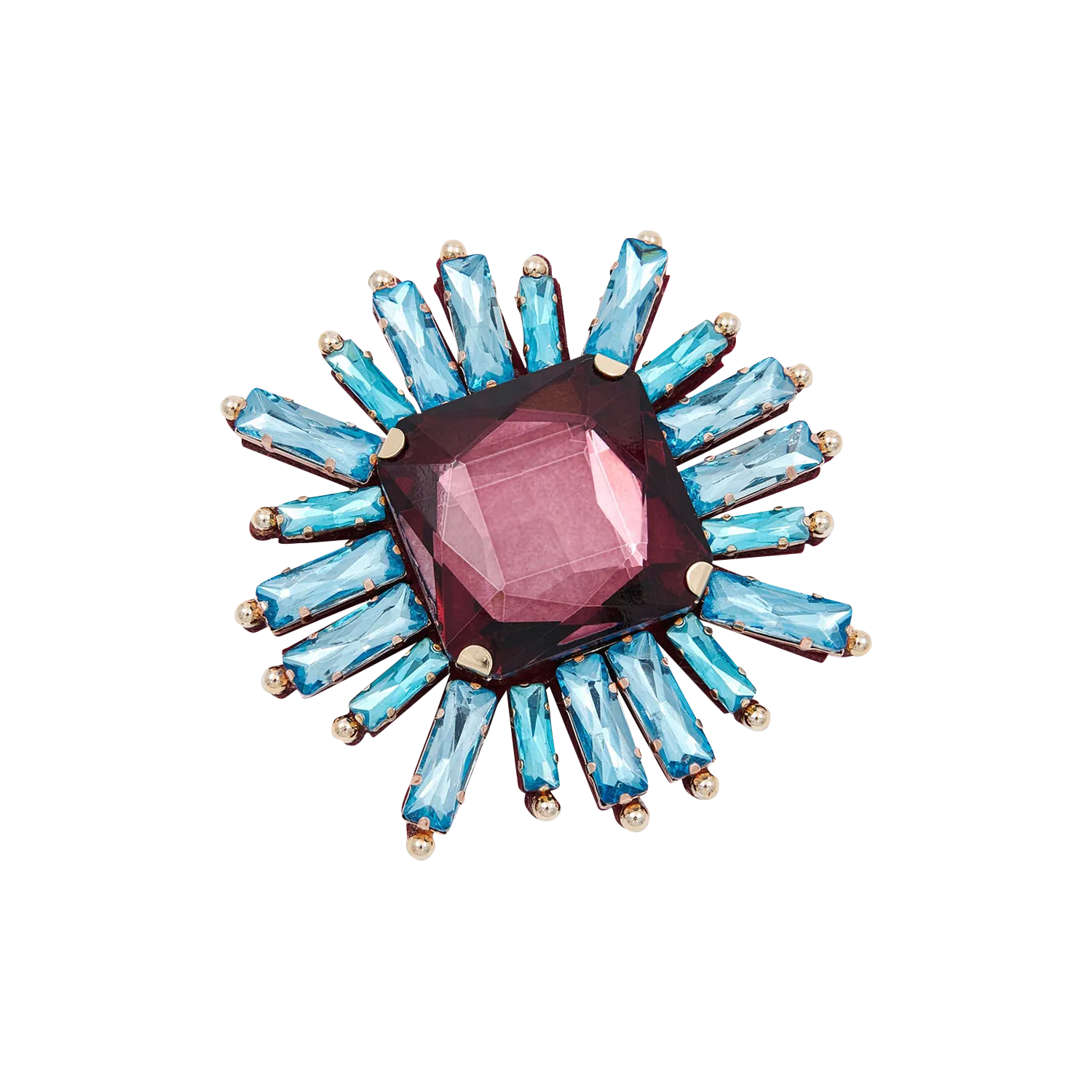 Blumenbrosche Rosa ITIME