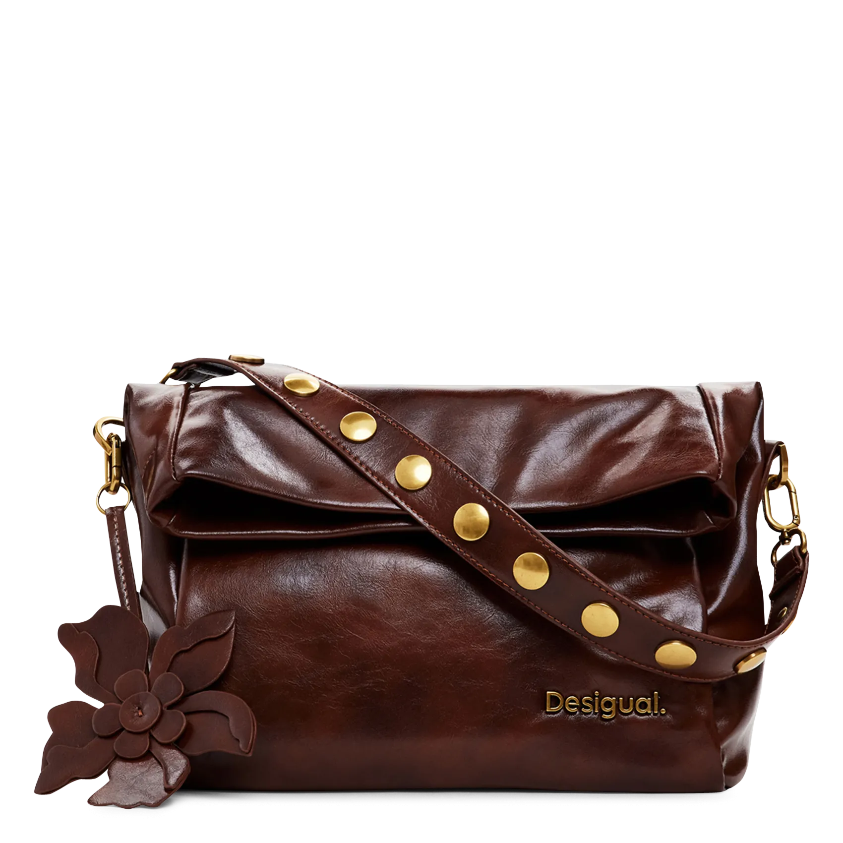 Schultertasche Braun