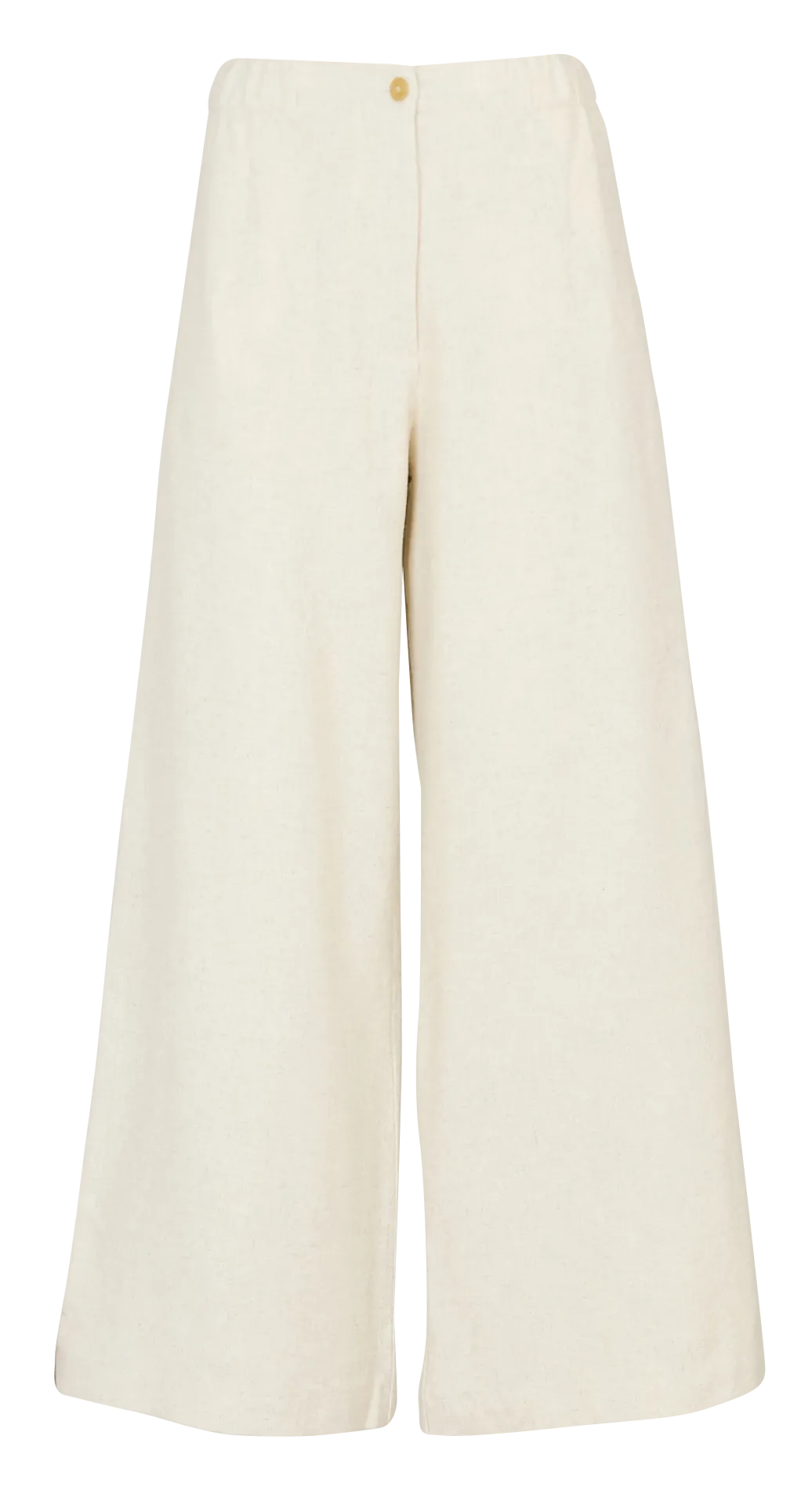 Declic - Weite Hose aus Wollmix Silber MICHEL