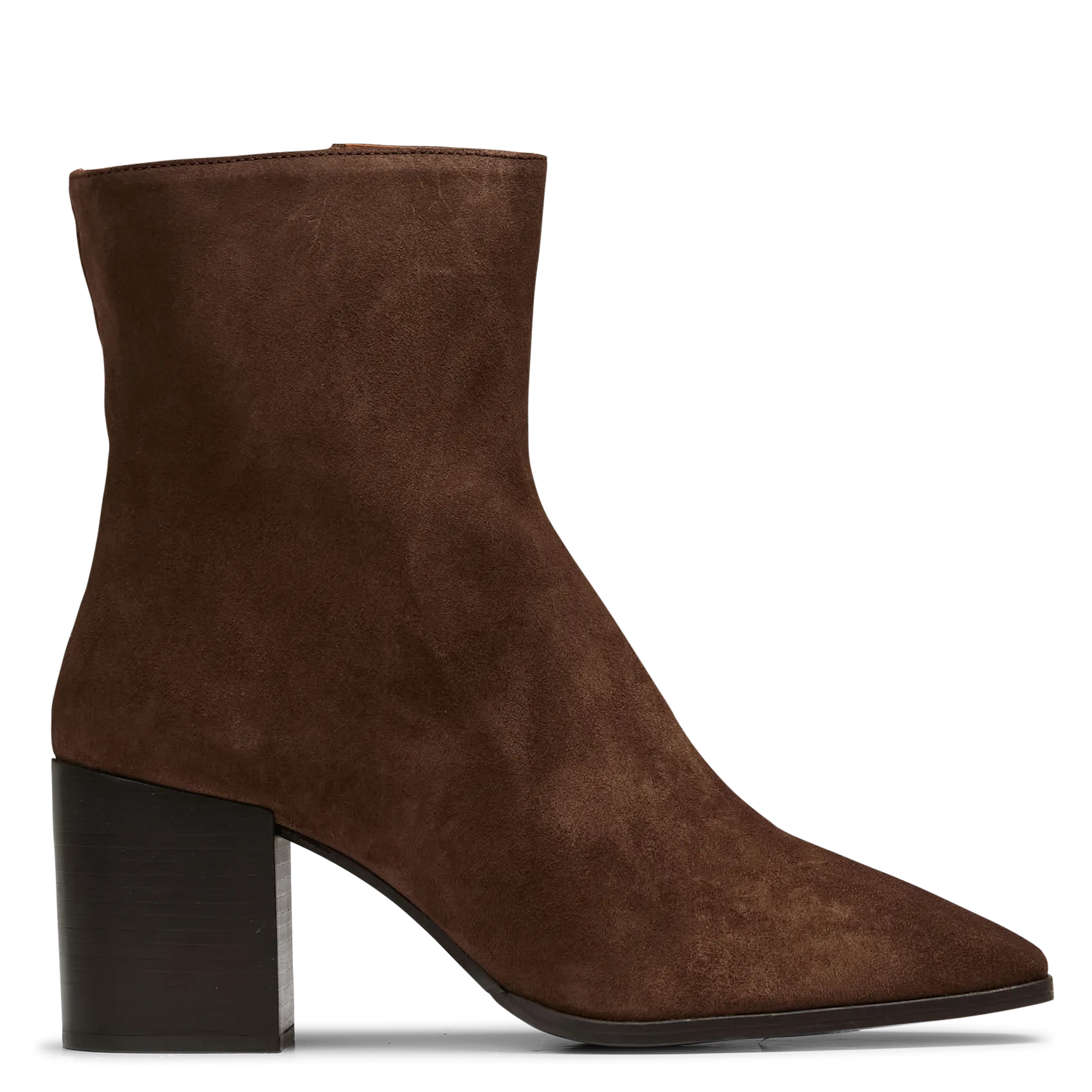 - 100% Leder, - abgerundet, - Reißverschluss innen, - Absatzhöhe: 9 cm. Braun N°670