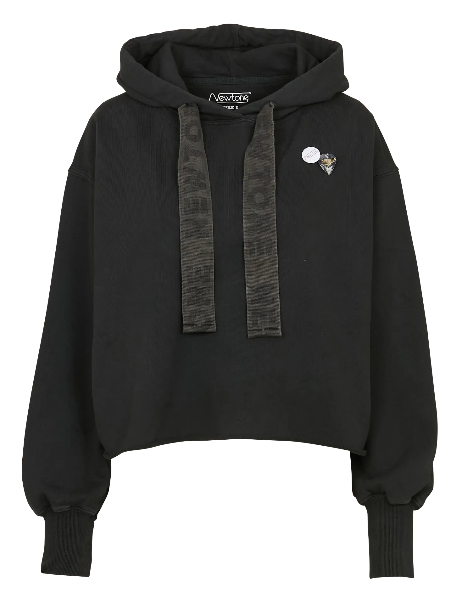 Rundhals-Sweatshirt aus Baumwoll-Mix Schwarz HOCB