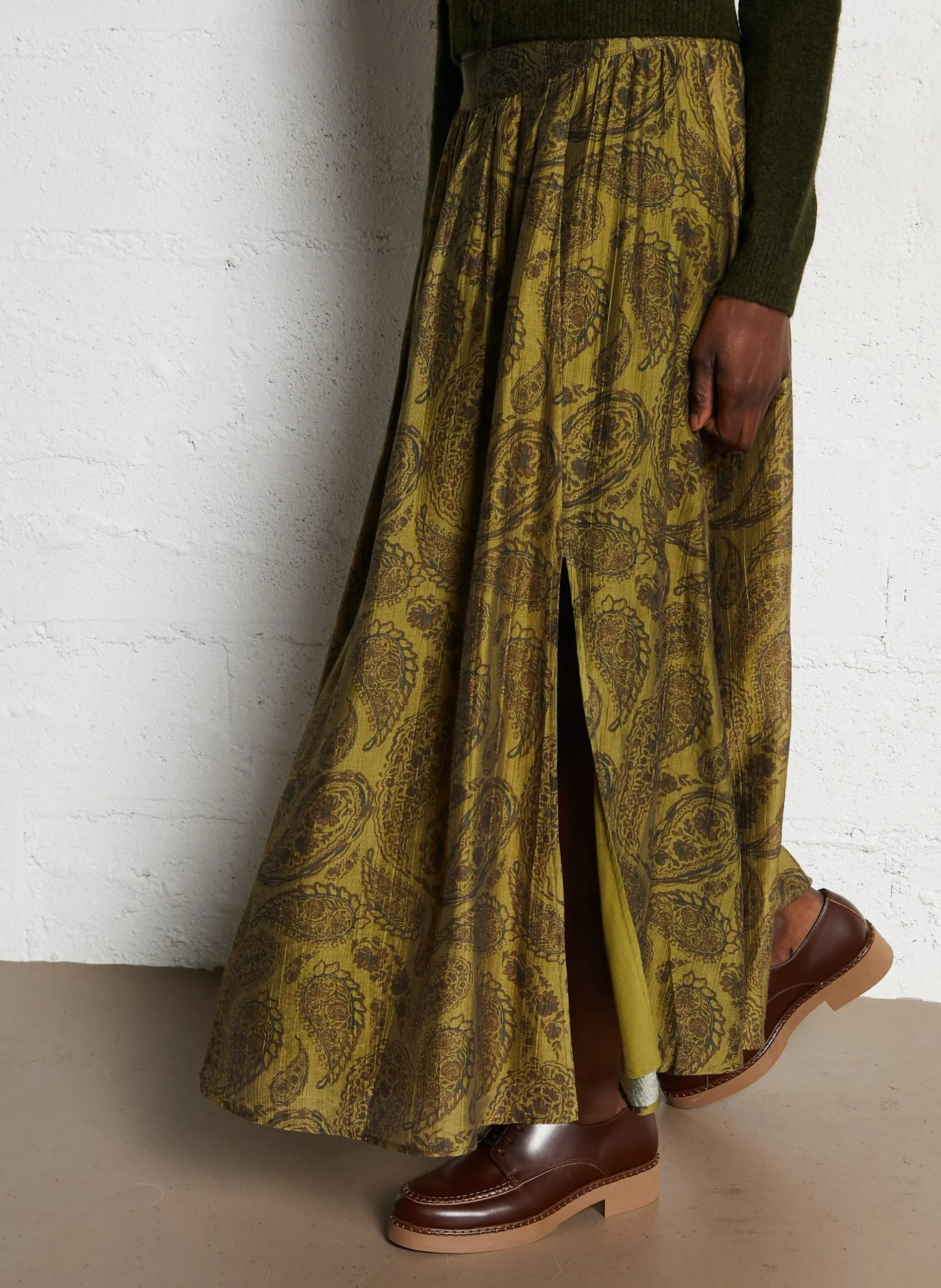 Anel - Bedruckter Midirock Mehrfarbig JULISA