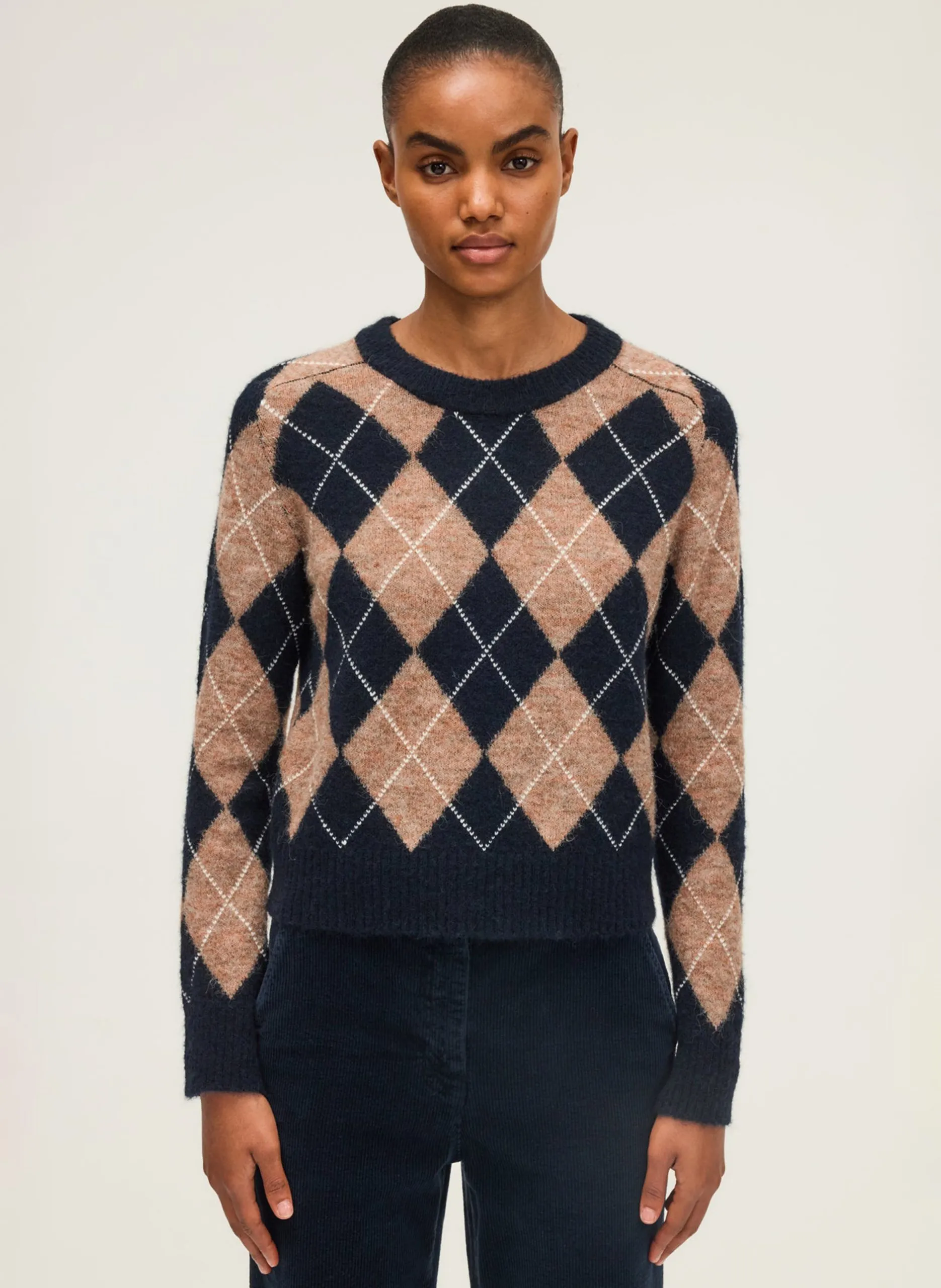 Chat - Jacquard-Pullover Blau ELEANA