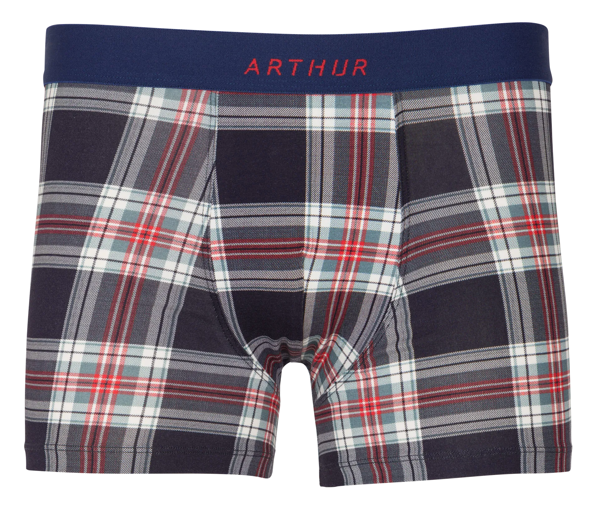 Karierte Boxershorts Blau