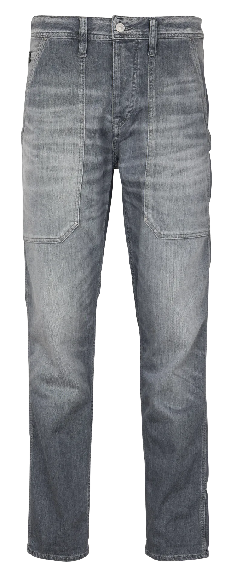 Gerade geschnittene Jeans mit Waschung Grau WORK