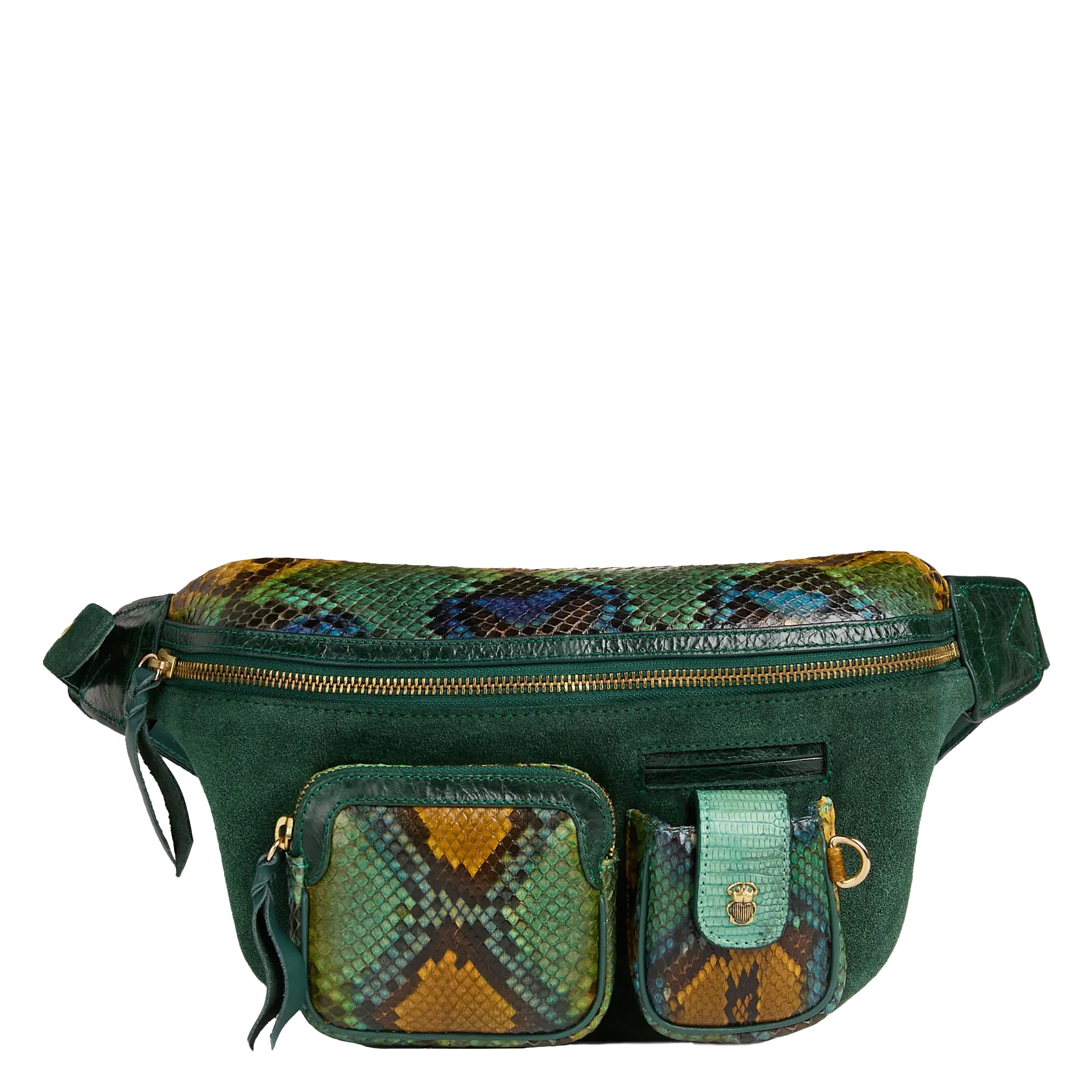 Zweifarbiges Bauchtasche Mehrfarbig ROMEO