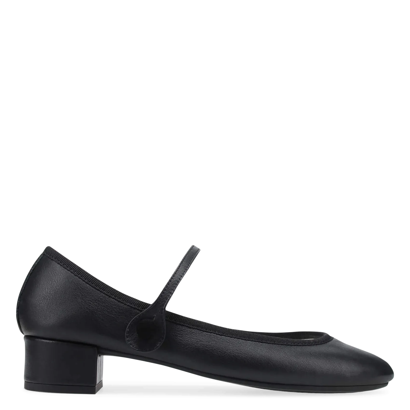 Riemchenschuhe aus Leder Schwarz ROSE