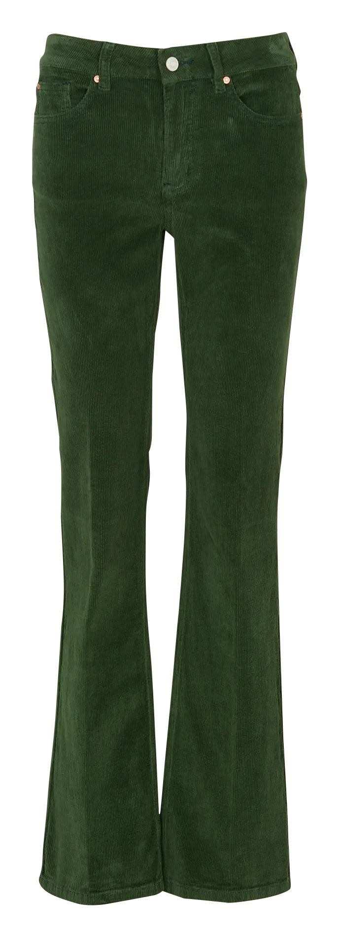 Bootcut-Hose aus Baumwoll-Mix Grun THE HARLEY SOFT