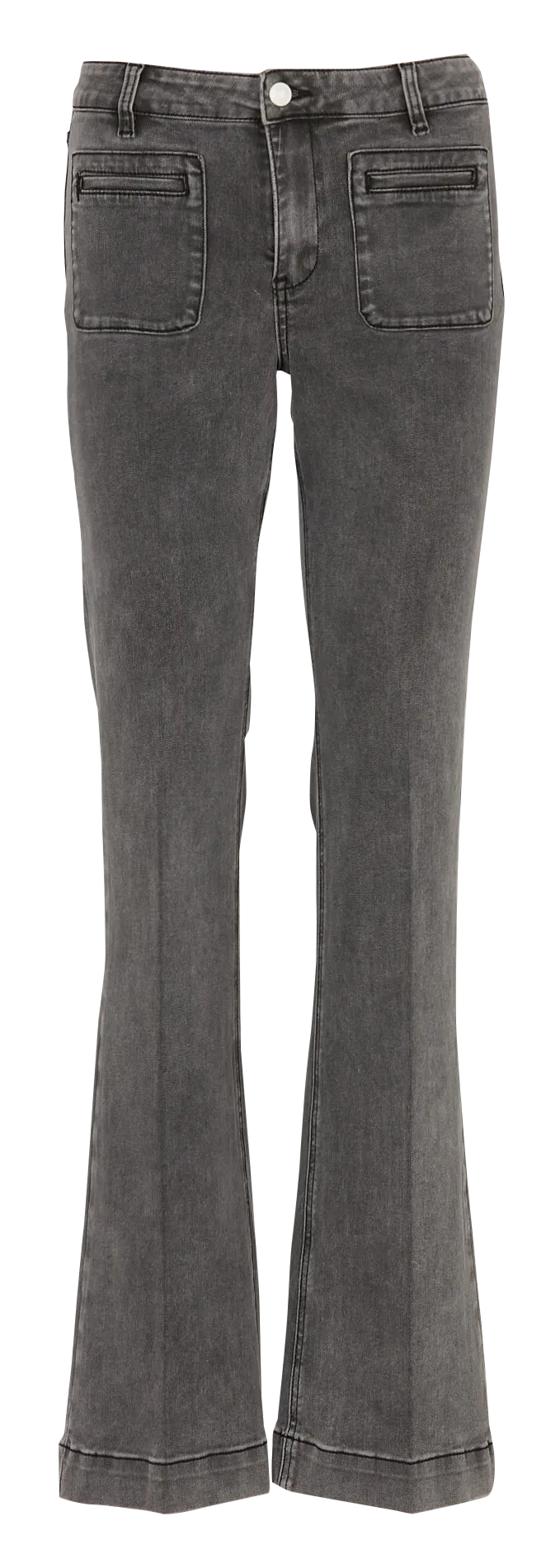 Bootcut Jeans aus Baumwoll-Mix Grau THE DIANA POWER