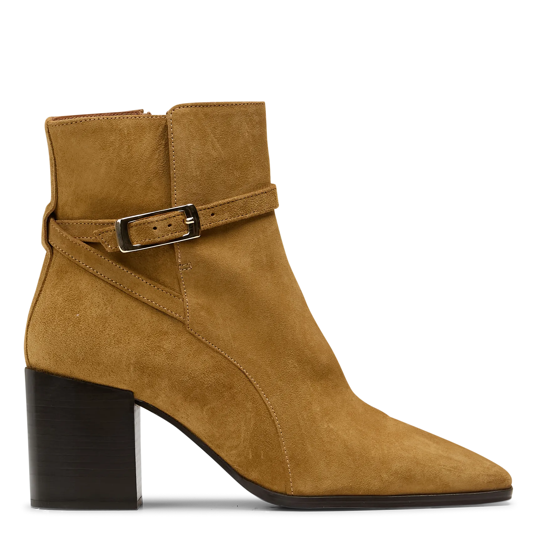 Bianca - Lederstiefeletten Khaki N°668