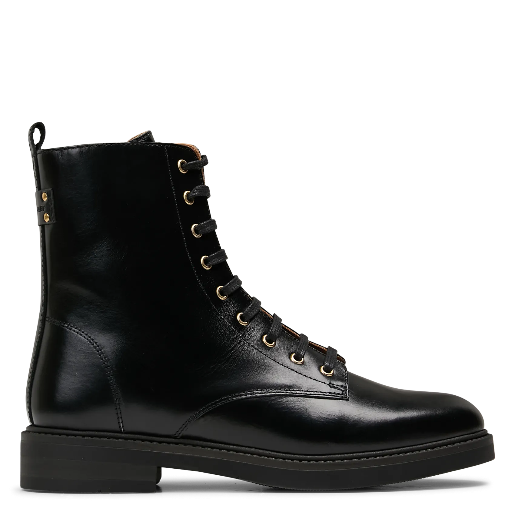 Bianca - Lederstiefeletten Schwarz ELIANE