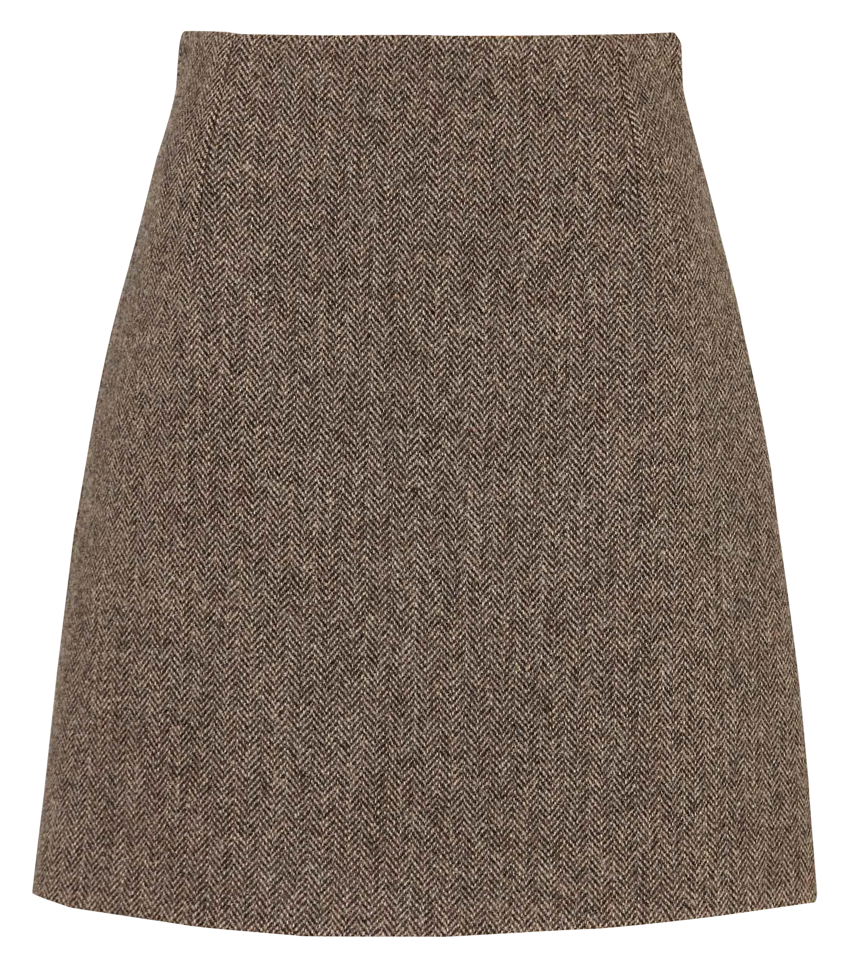 Kurzer Wollrock Braun MARCHE