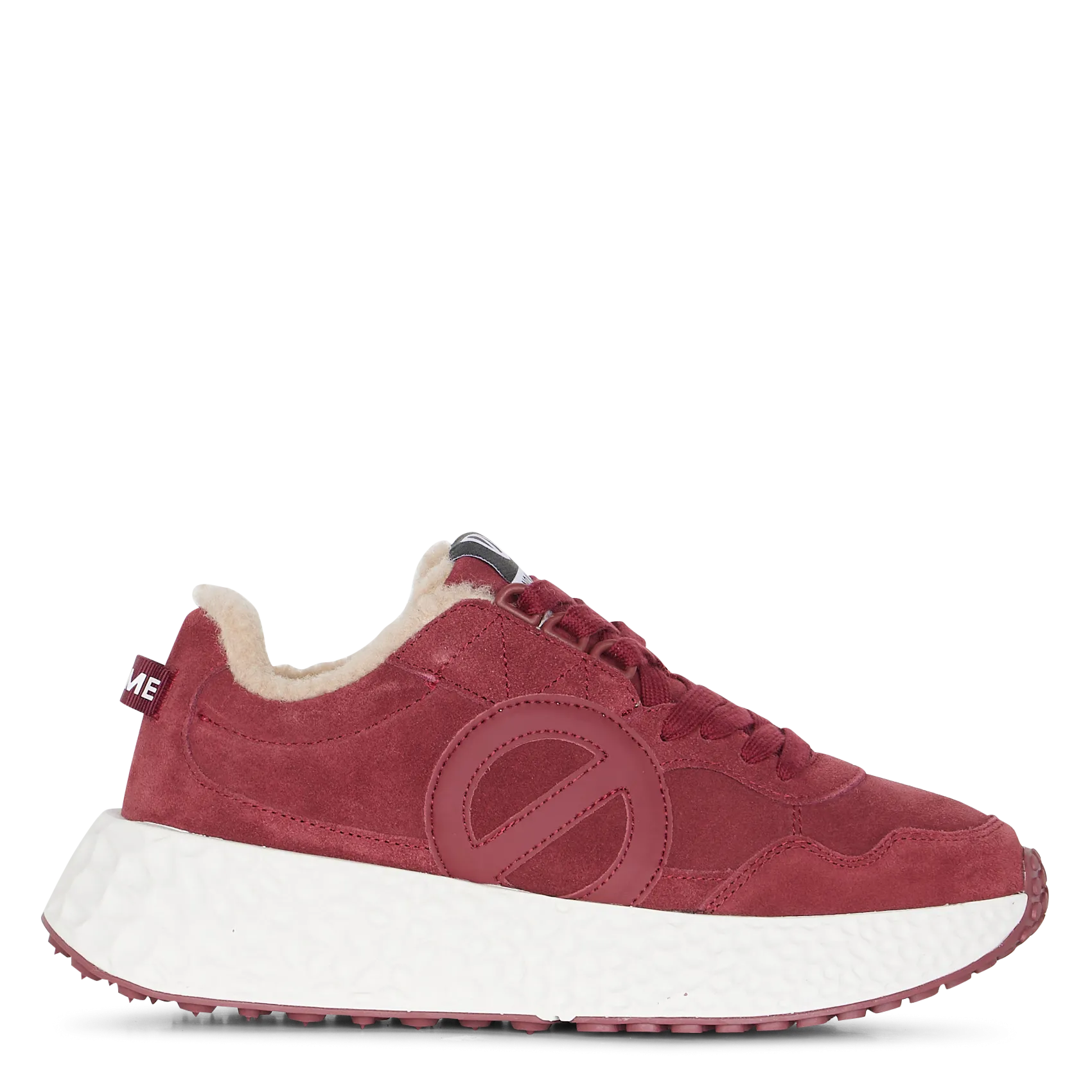 Wedge-Sneaker aus Veloursleder Mehrfarbig CARTER