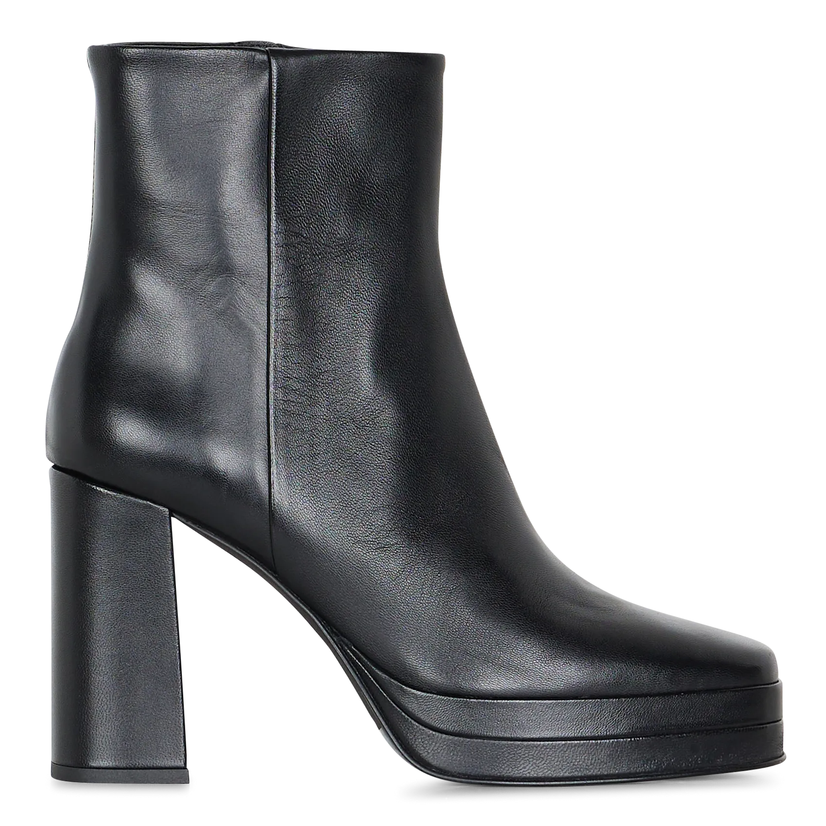 - 100% Leder, - abgerundet, - Reißverschluss innen, - Absatzhöhe: 9 cm. Schwarz ADELE