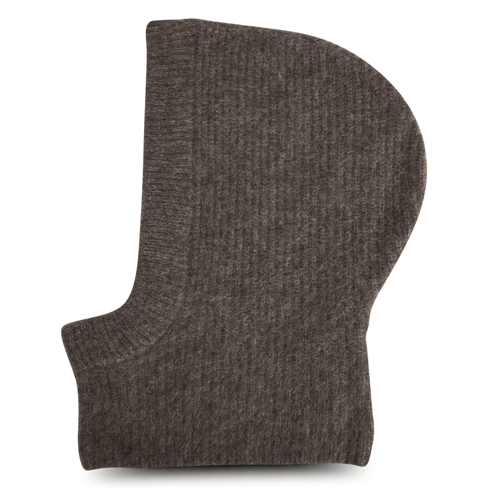 Kapuzenmütze aus Wolle Braun SILAS