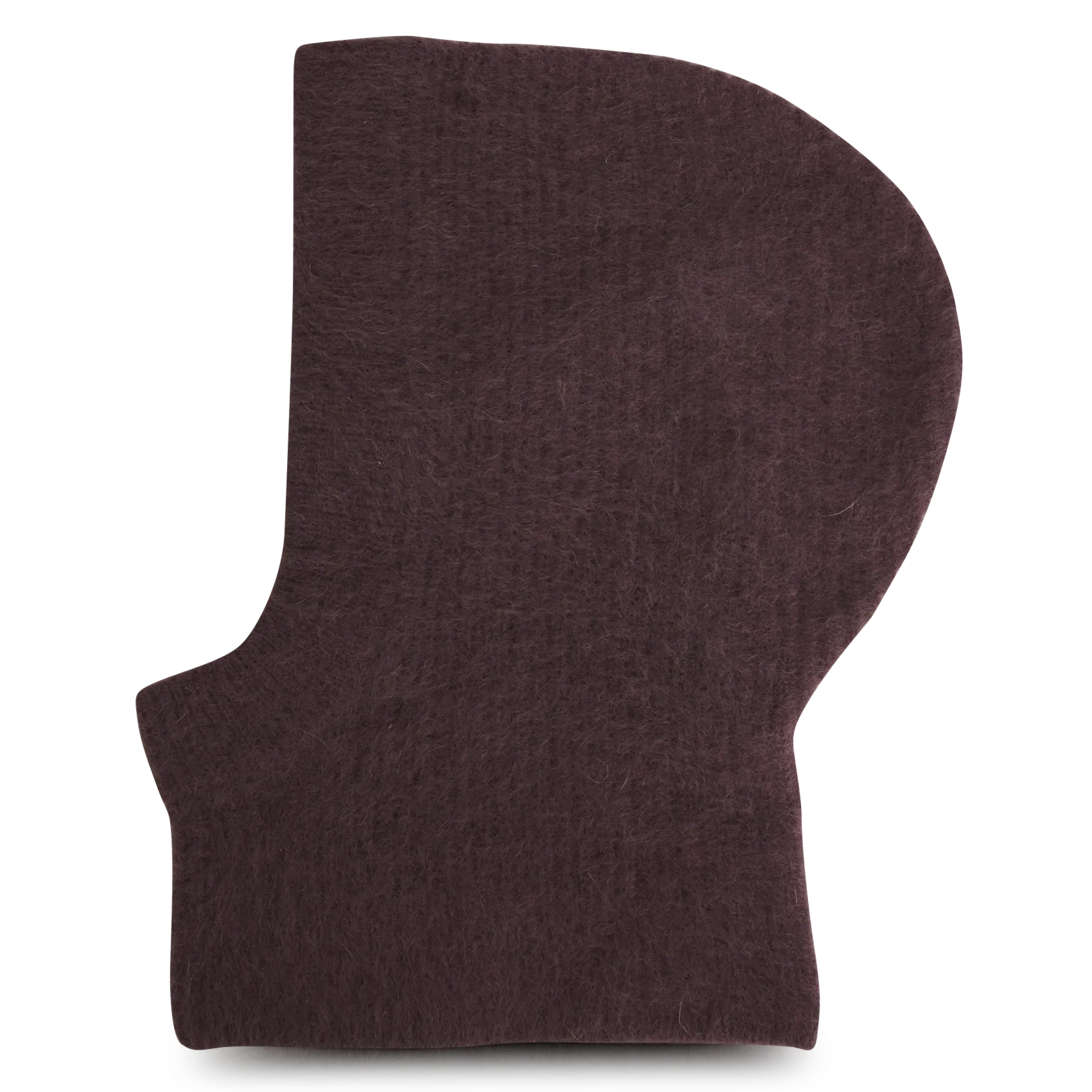 Kapuzenmütze aus Wolle Violett SILAS