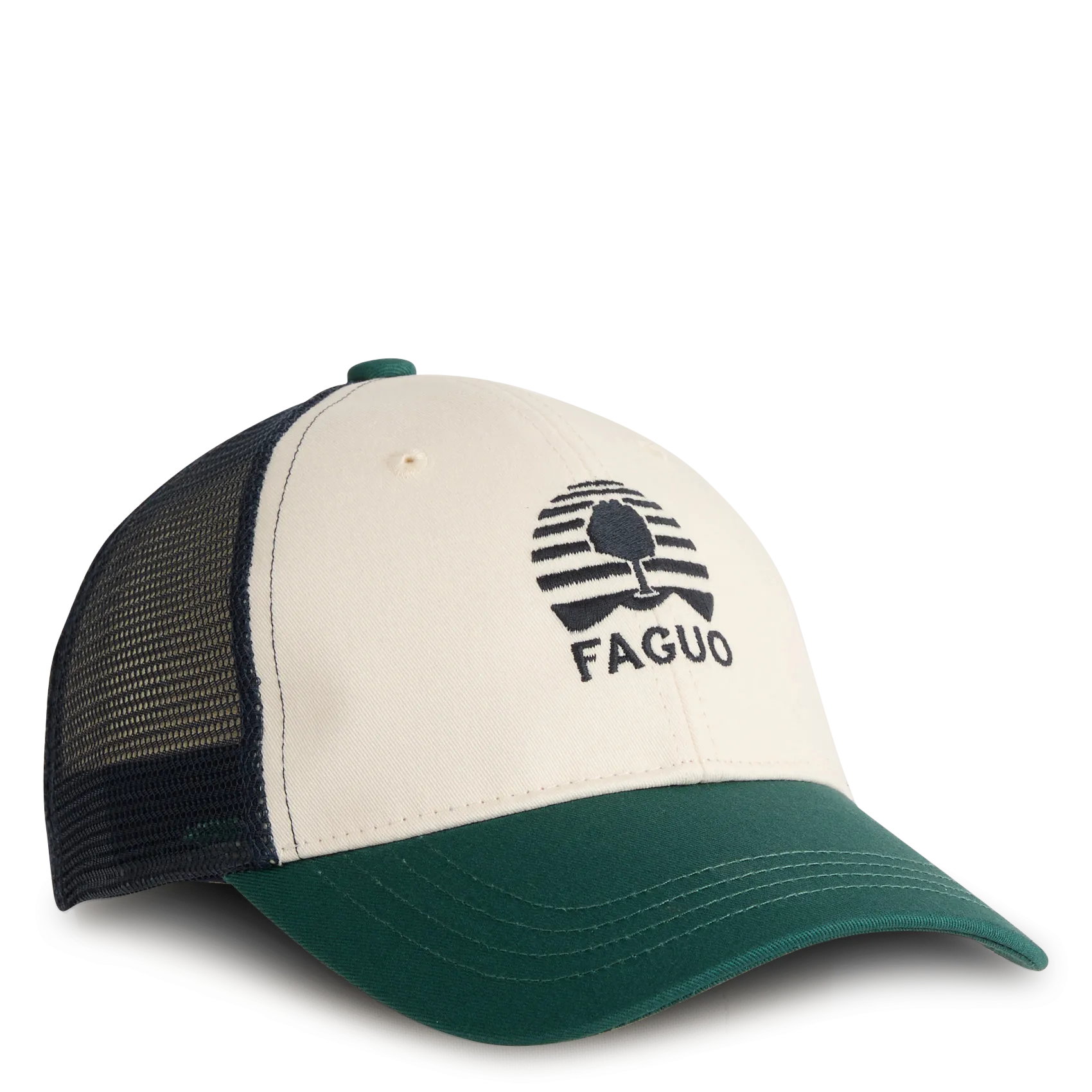 Mütze aus recycelter Baumwolle Grun