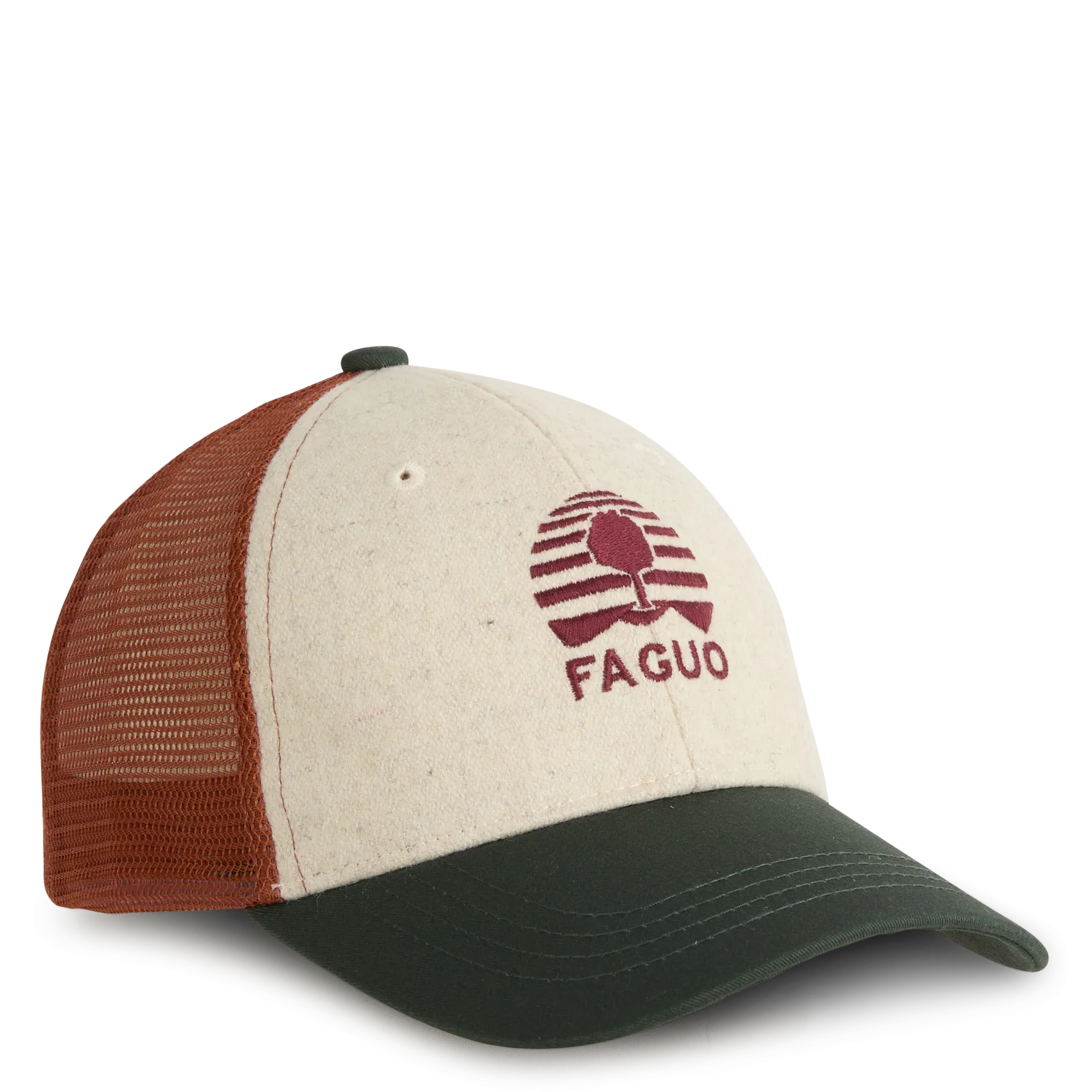 Kappe aus Wollmix Grun