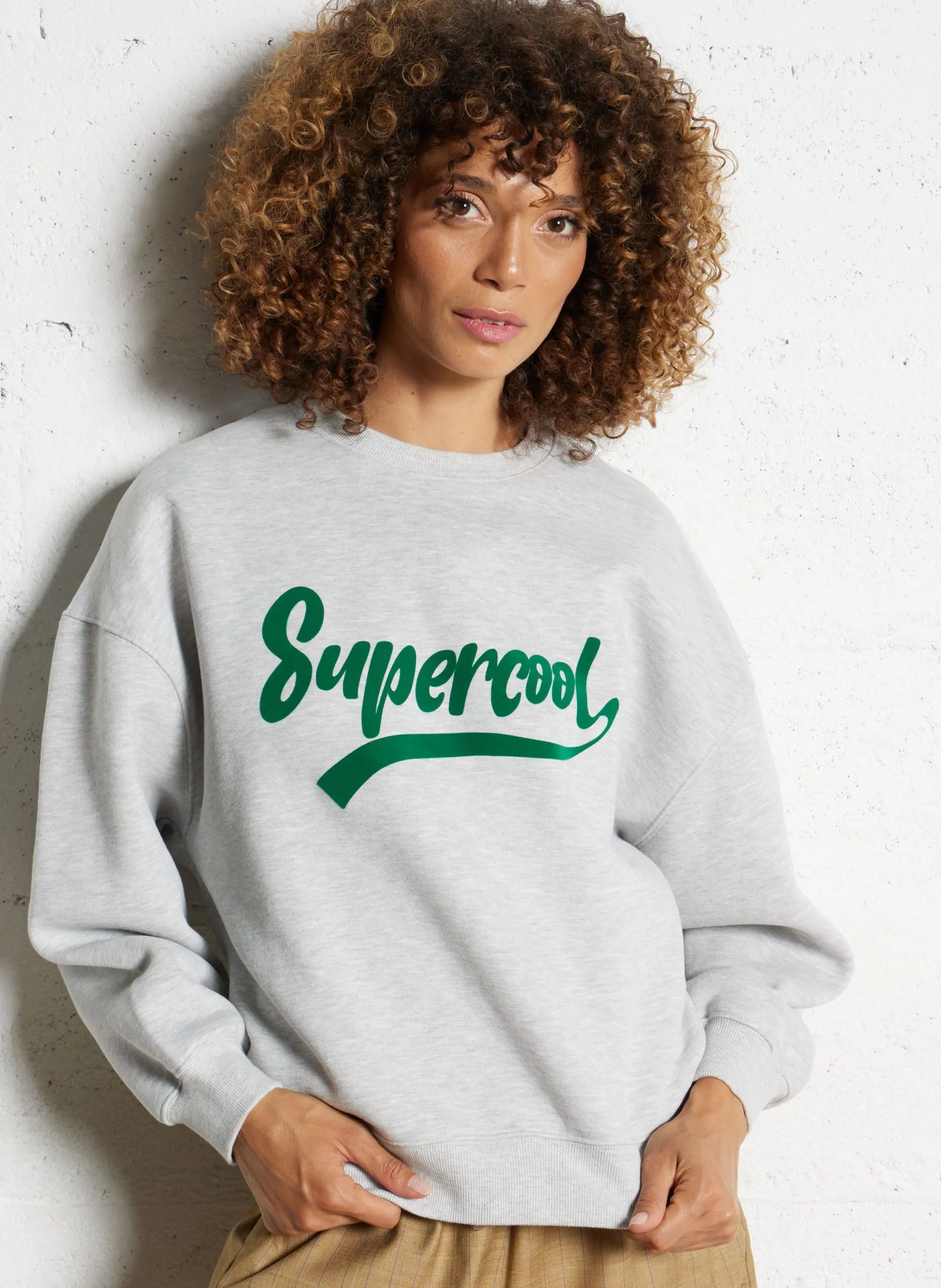 Jaguar - Sweatshirt mit Rundhalsausschnitt Grau SUPERCOOL