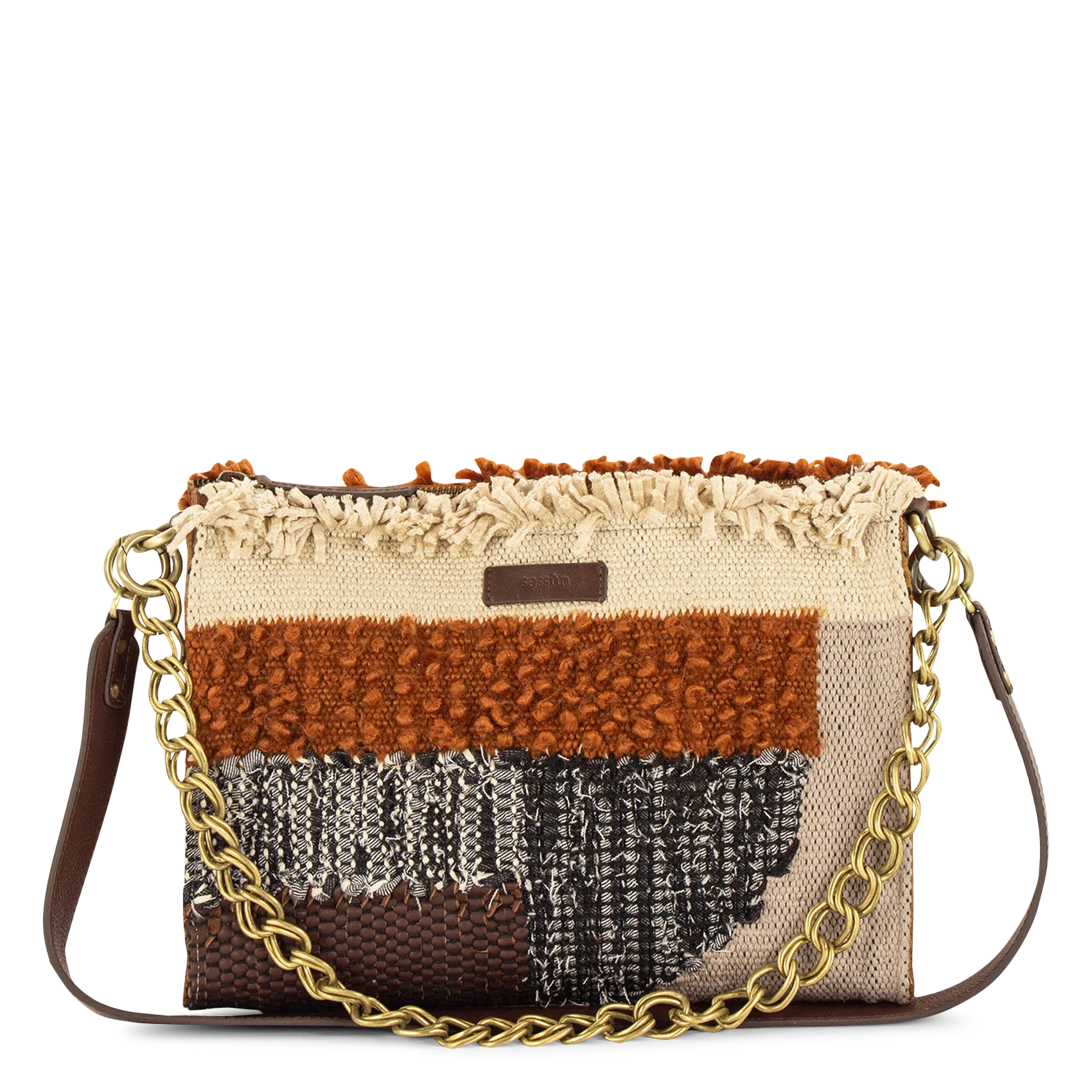 Brieftasche aus Leder Mehrfarbig FARAWA