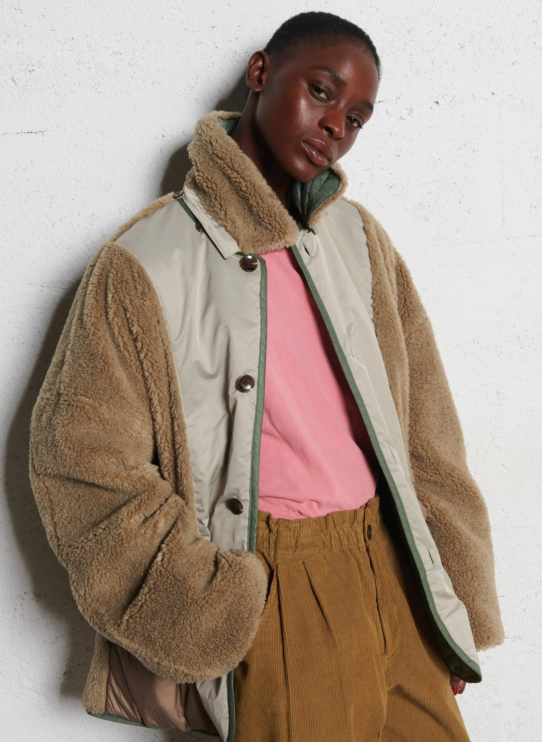 Oversize Wendejacke Grun HAMPTON