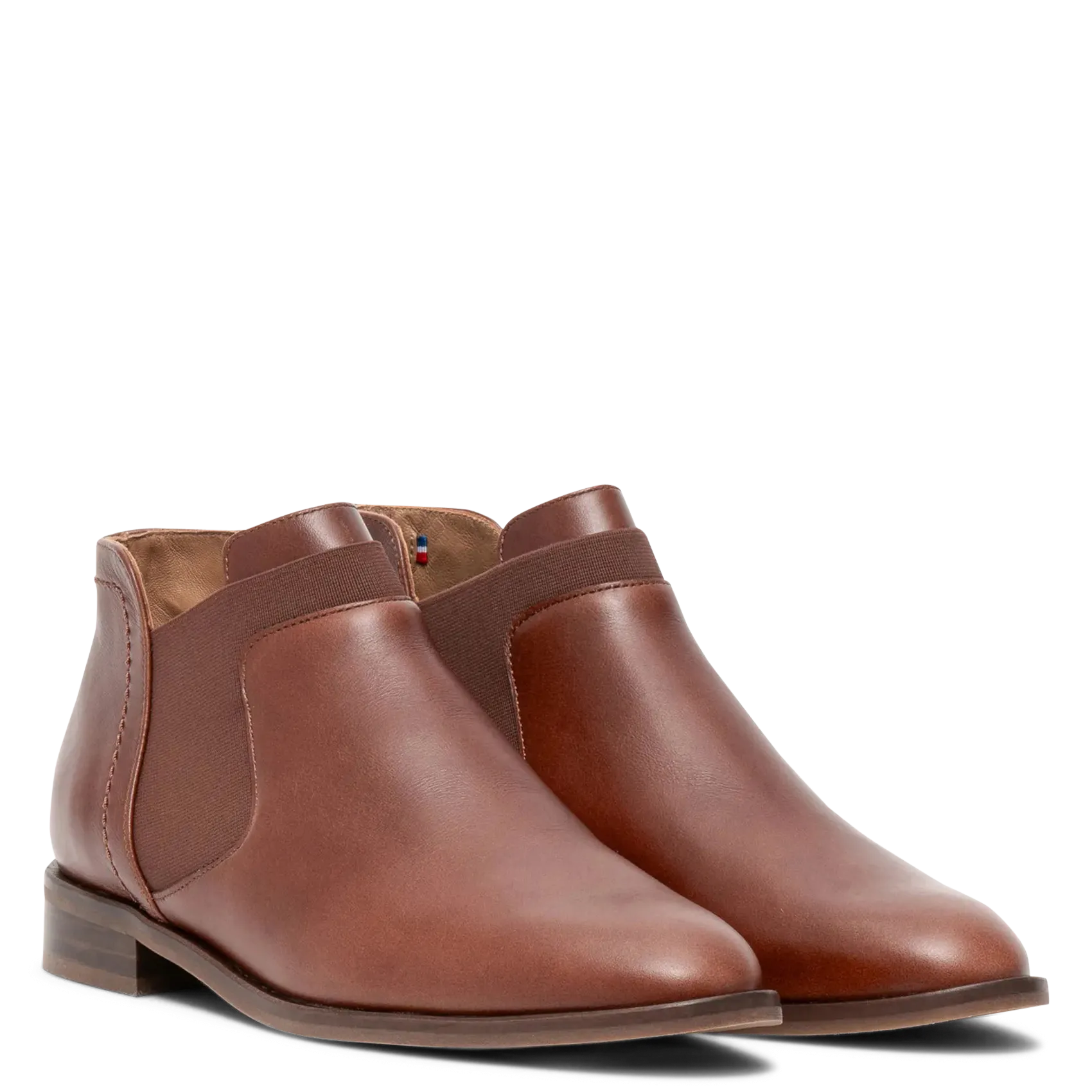 Chelsea Leder Ankle Boots Braun KARLINA