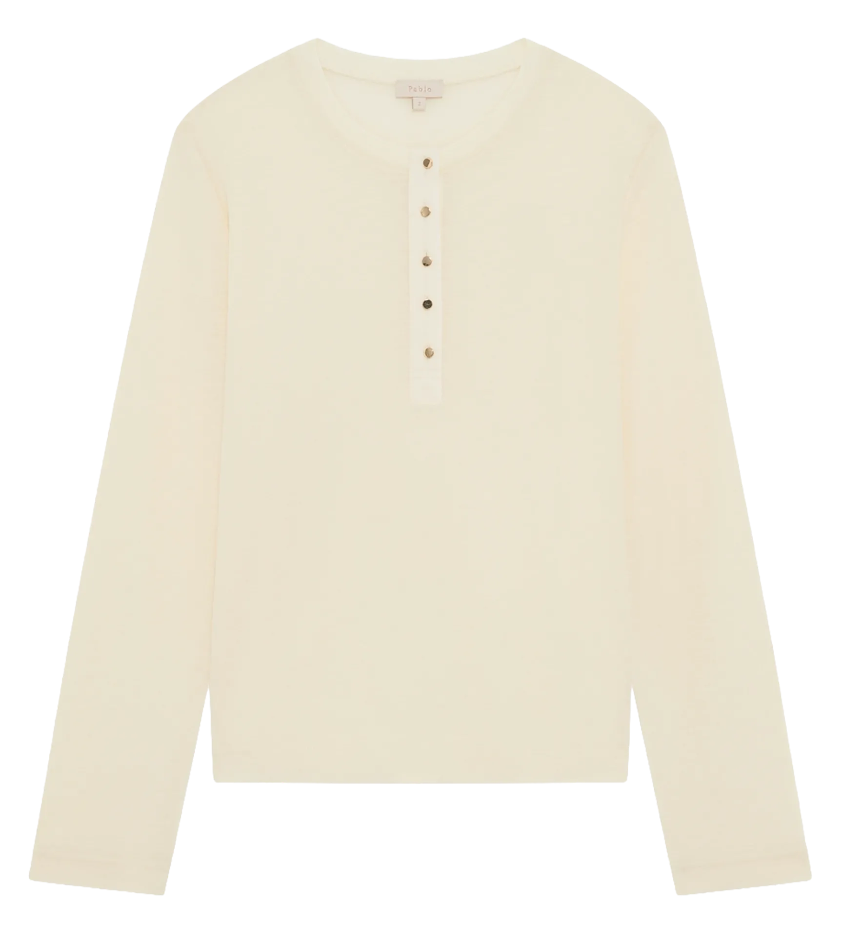 Abidjan - Wollpullover mit Rundhalsausschnitt Beige HENRIETTE