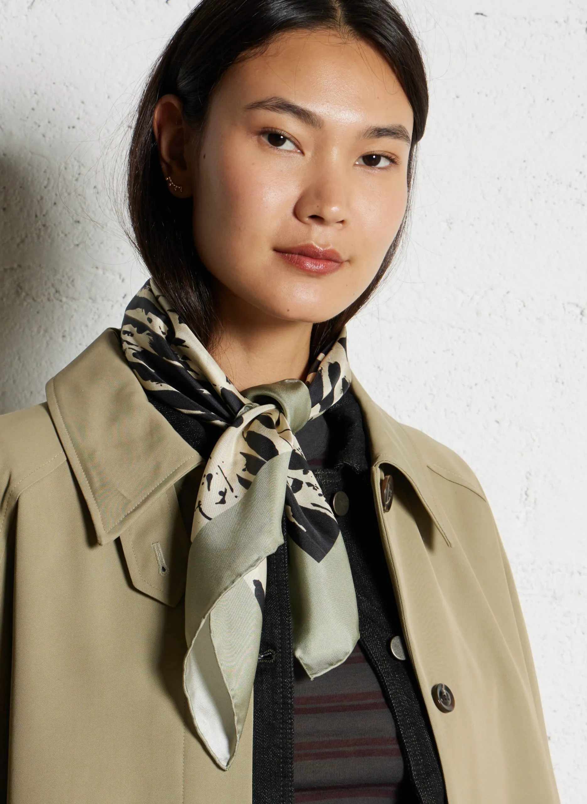 Azèque - Seidenfoulard Mehrfarbig CAPUCINE