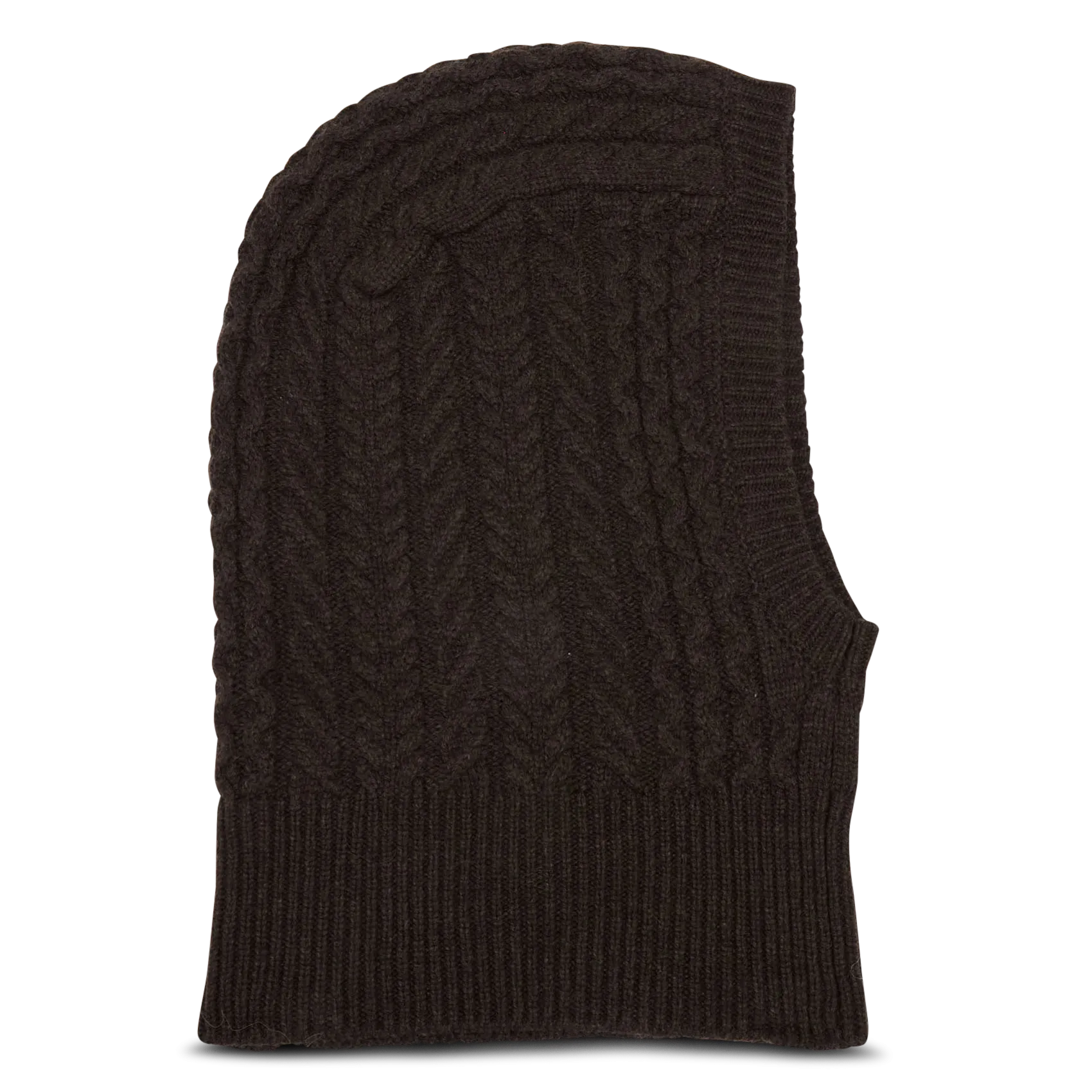 Kapuzenmütze aus Wollmix Braun HARRY